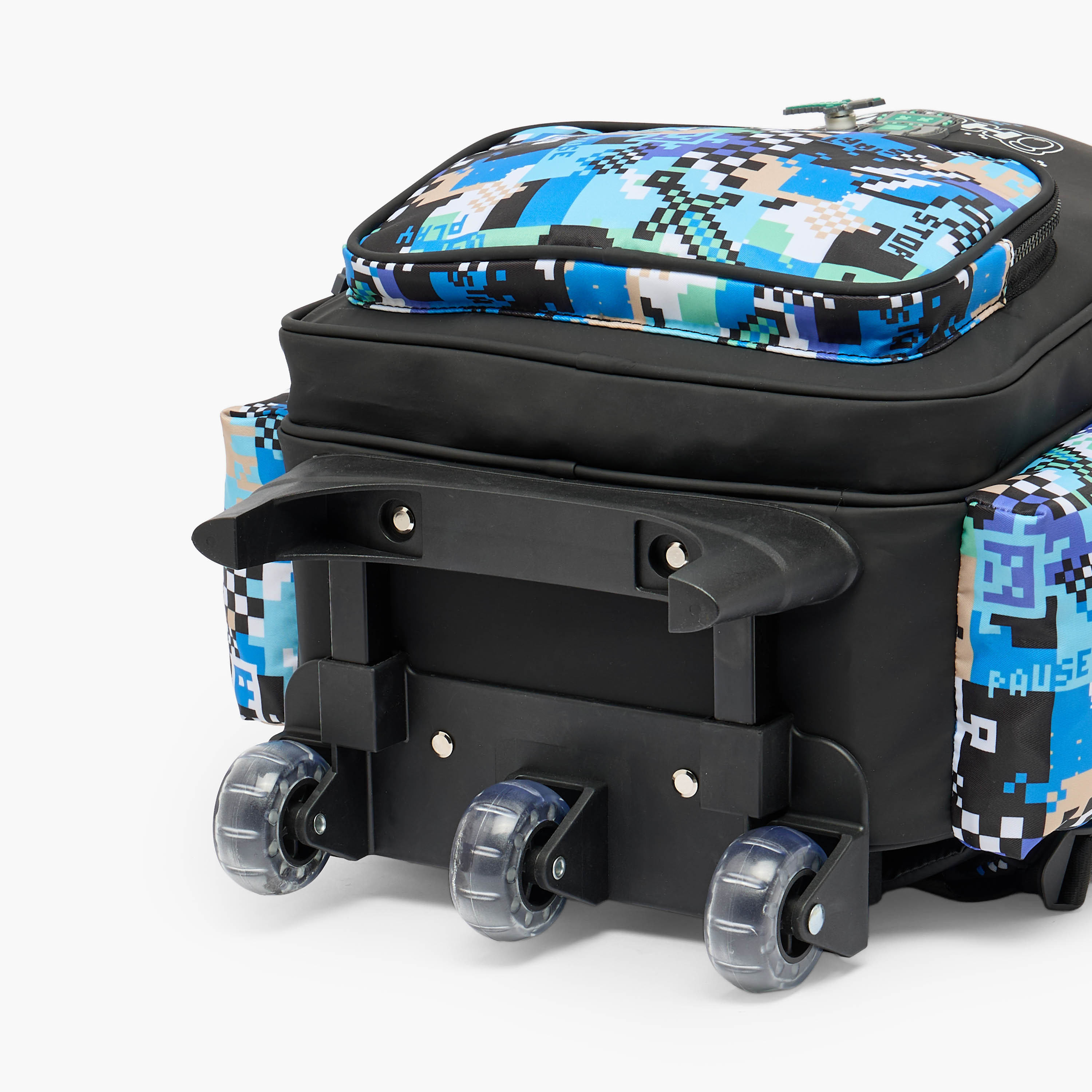 Juniors Gaming Print Trolley Bag for Boys 5-8 Years with Durable Wheels - 16 inches-school-bagsandbackpacks-trolleybags-image-11