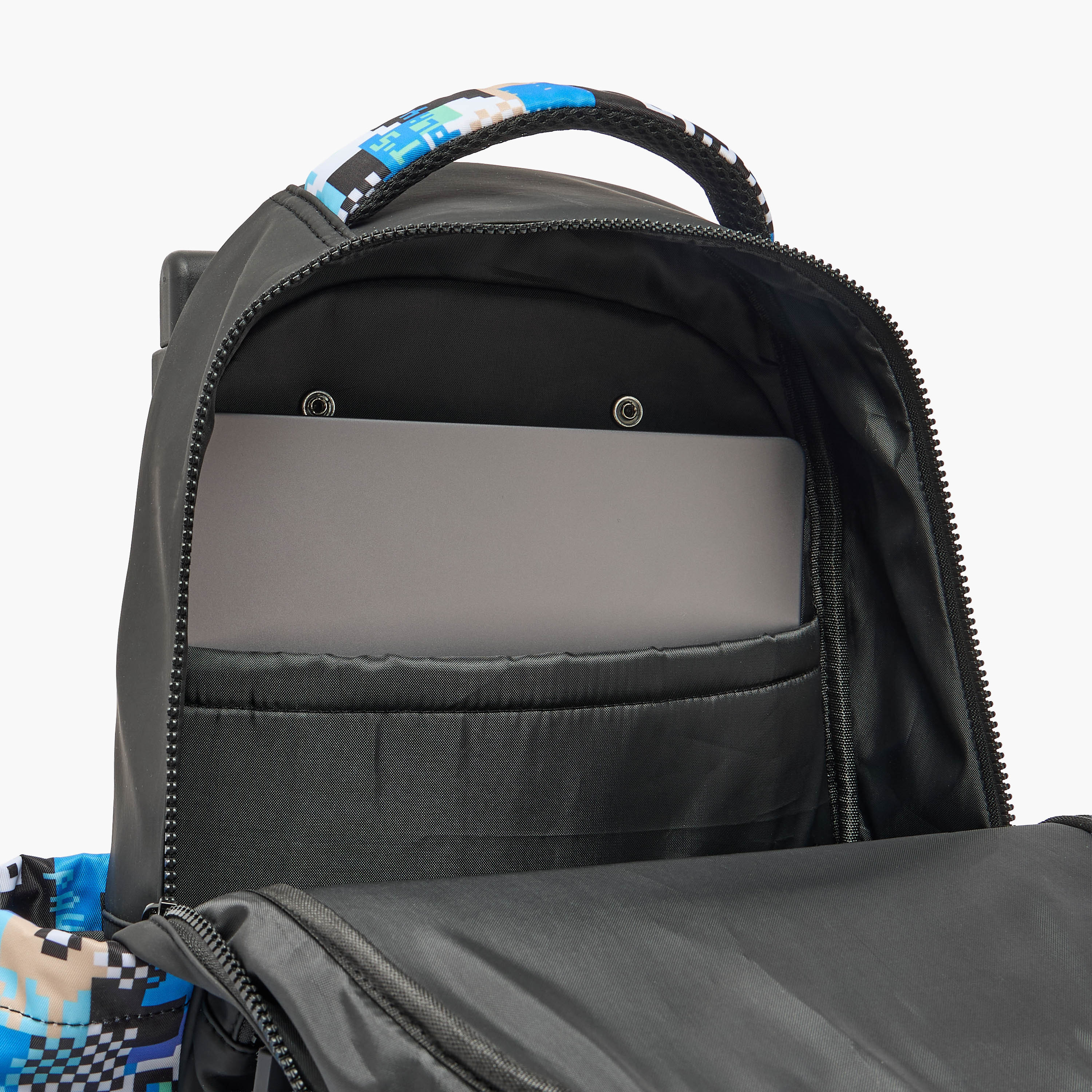 Juniors Gaming Print Trolley Bag for Boys 5-8 Years with Durable Wheels - 16 inches-school-bagsandbackpacks-trolleybags-image-6
