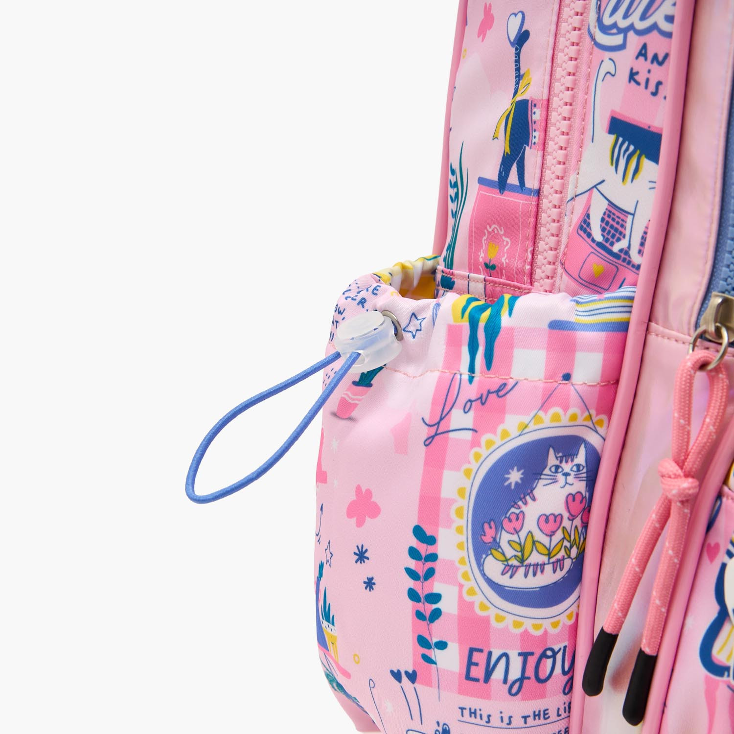 شنطة ظهر بطبعات للبنات بعمر 5 إلى 8 سنوات مع أحزمة كتف مبطنة من جونيورز - 16 بوصة-school-bagsandbackpacks-backpacks-image-5