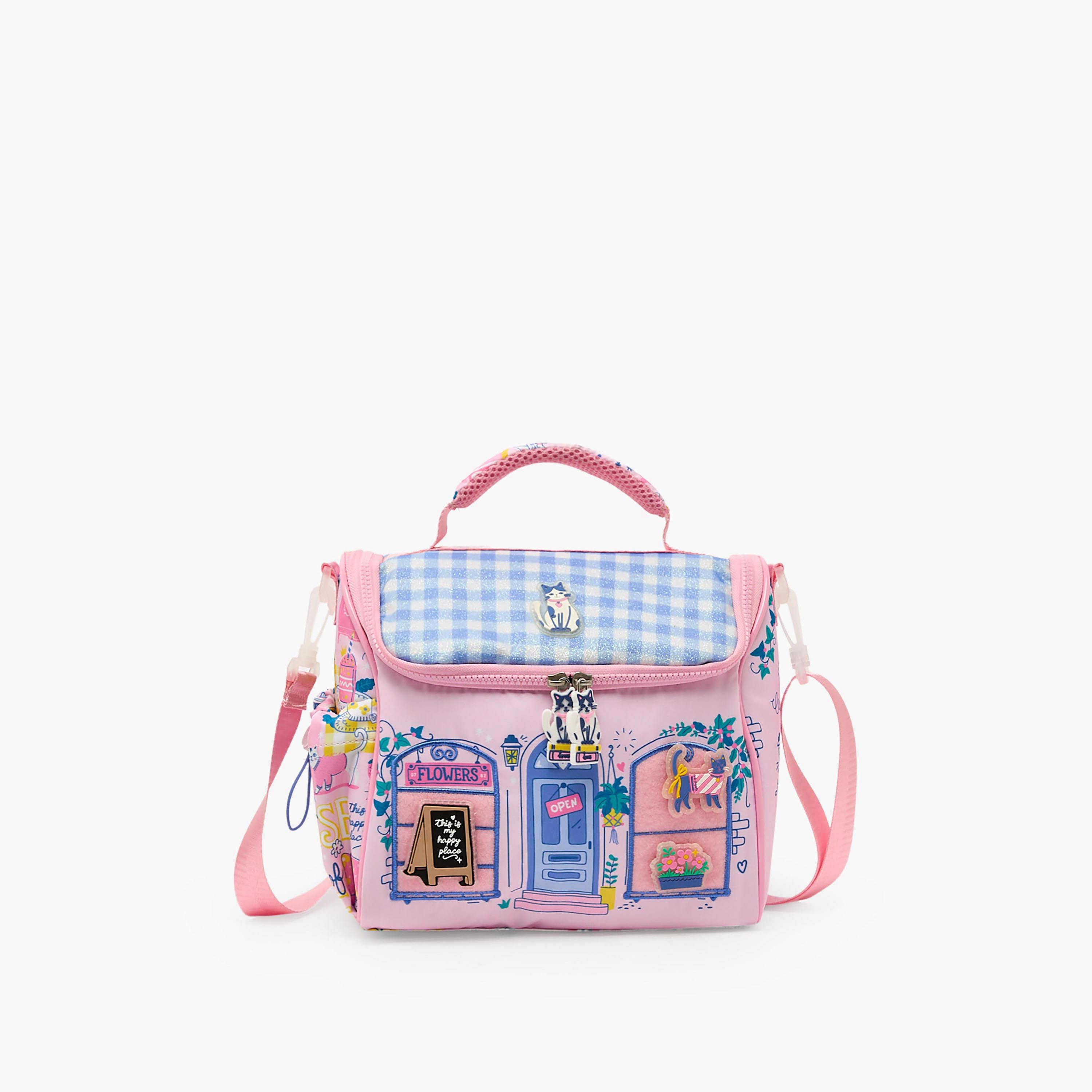 Juniors Cute Print Lunch Bag for Girls 5-8 Years with Thermal Insulation-school-lunchessentials-lunchbags-image-1