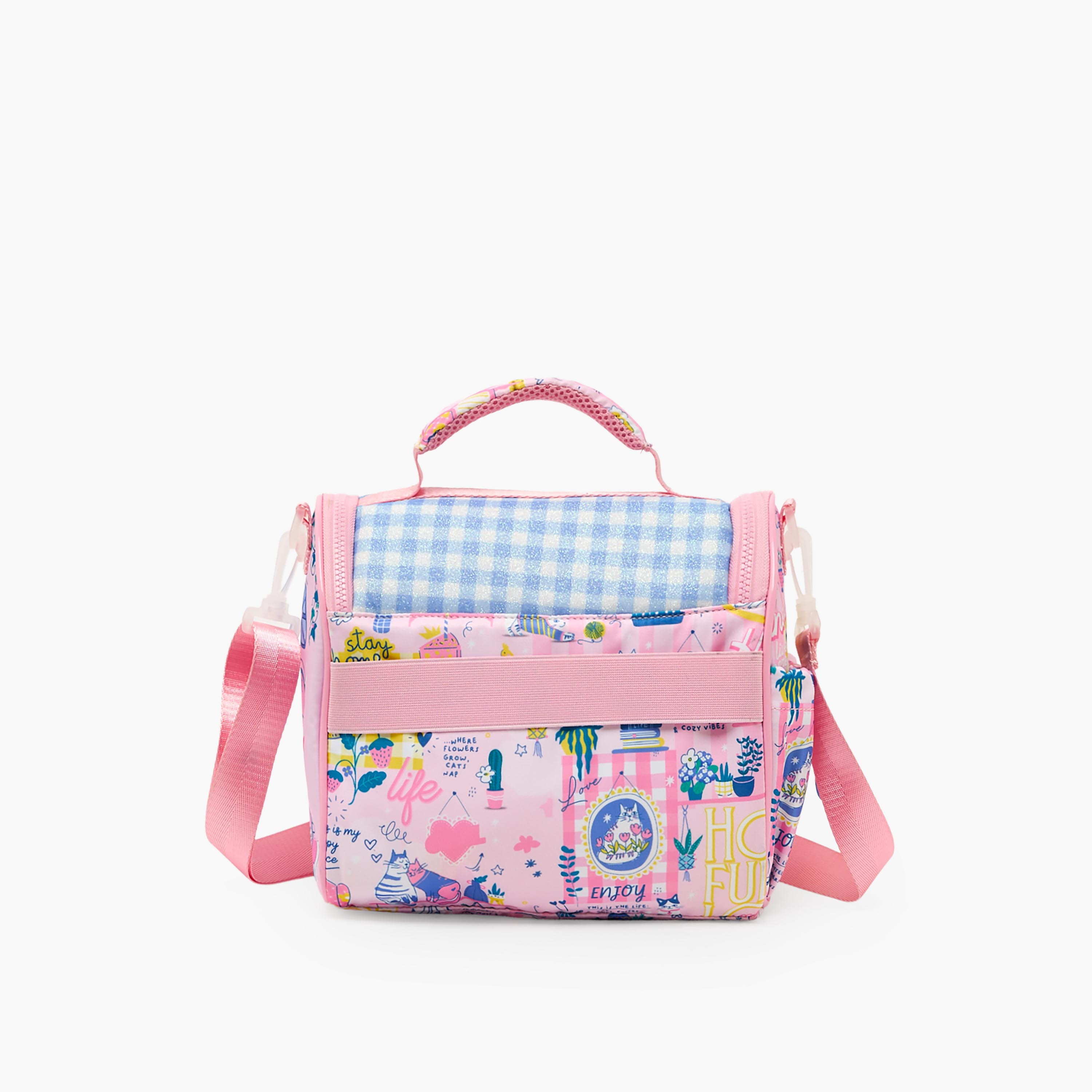 Juniors Cute Print Lunch Bag for Girls 5-8 Years with Thermal Insulation-school-lunchessentials-lunchbags-image-7