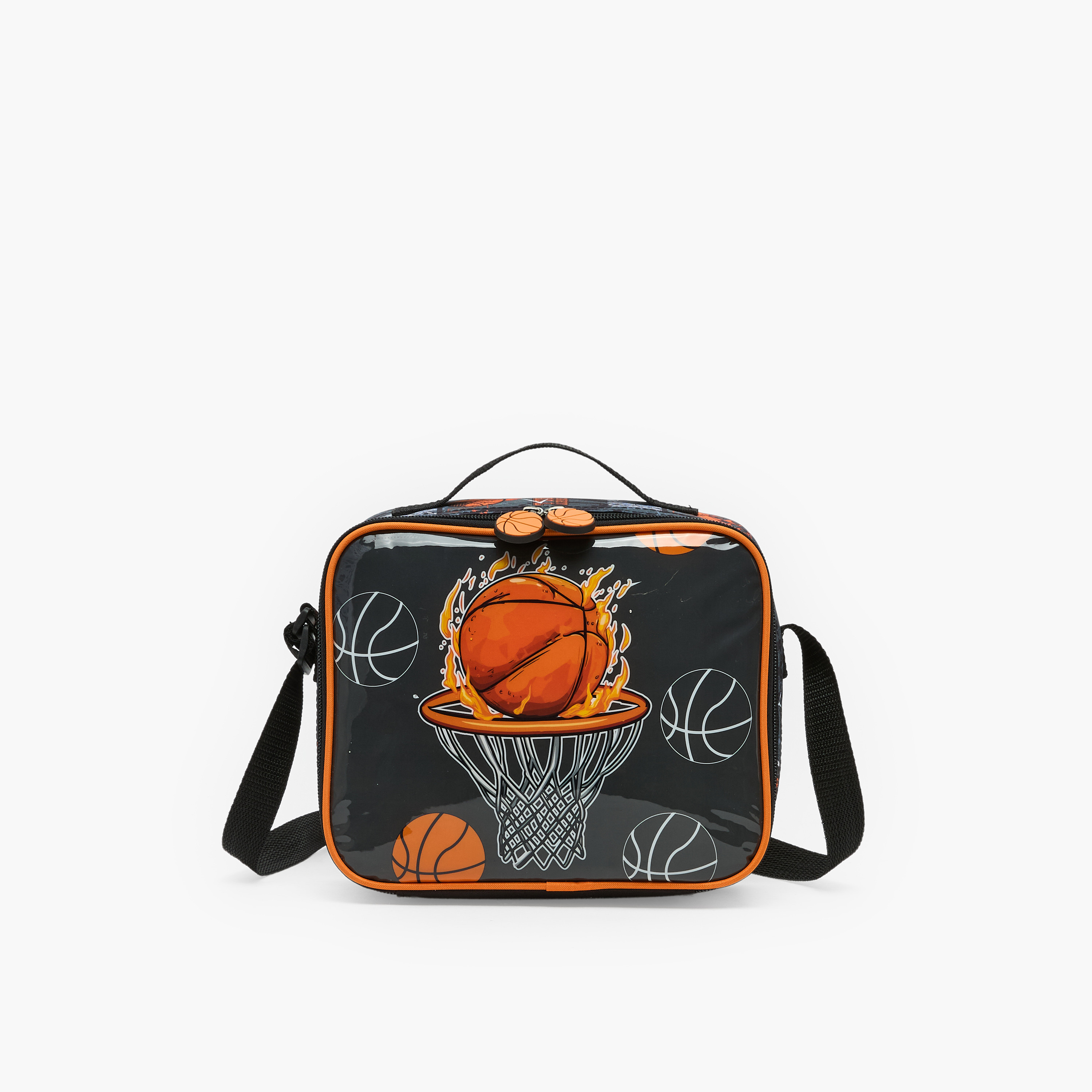Juniors Basketball 3-Piece School Trolley Bag Set for Boys 5-8 Years with Lunch Bag - 16 inches-school-bagsandbackpacks-trolleybags-image-13