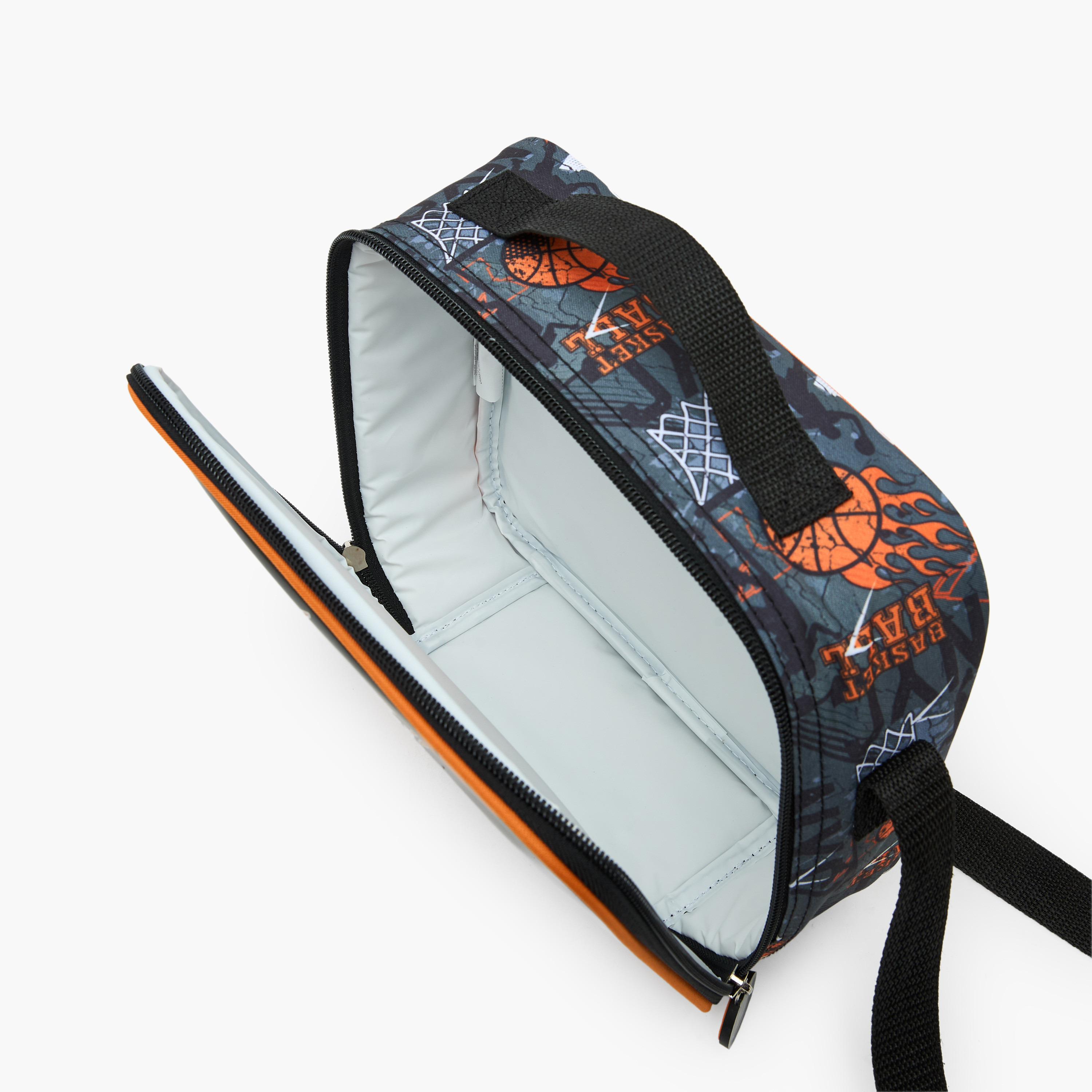 Juniors Basketball 3-Piece School Trolley Bag Set for Boys 5-8 Years with Lunch Bag - 16 inches-school-bagsandbackpacks-trolleybags-image-15