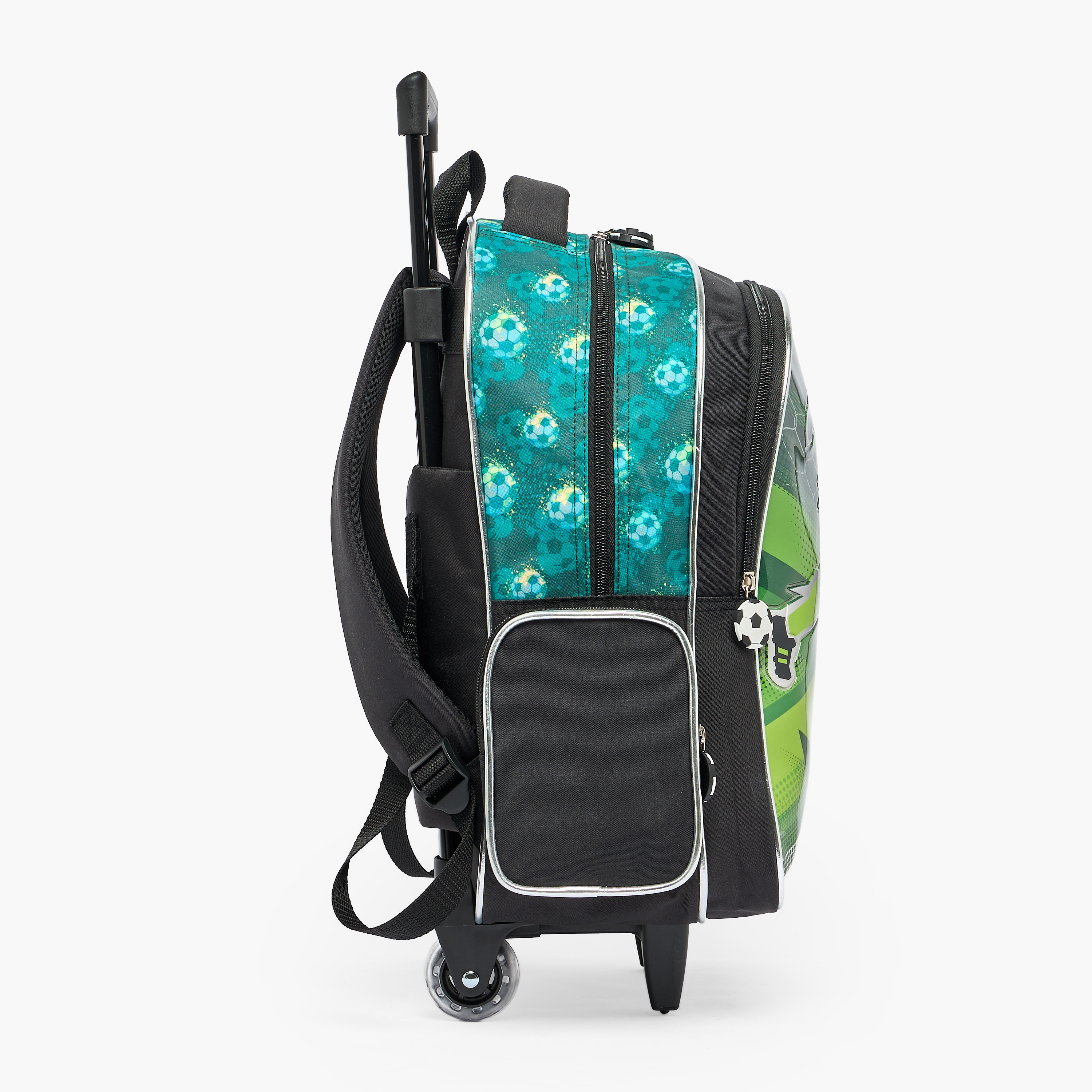 Juniors Football 3-Piece School Trolley Bag Set for Boys 5-8 Years with Pencil Pouch - 16 inches-school-bagsandbackpacks-trolleybags-image-8