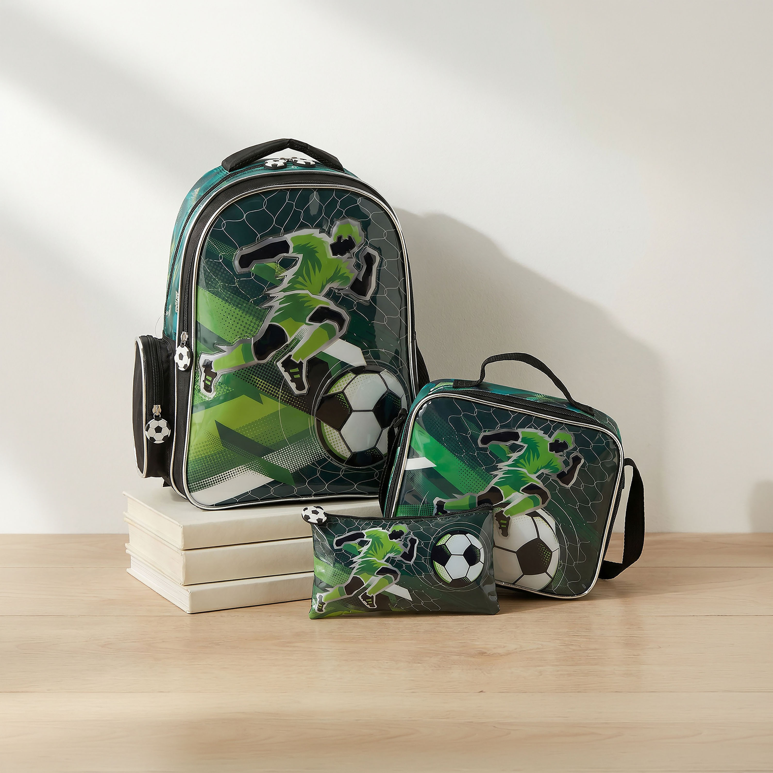 Juniors Printed 3-Piece School Backpack Set for Boys 5-8 Years with Lunch Bag - 16 inches-school-bagsandbackpacks-backpacks-image-1