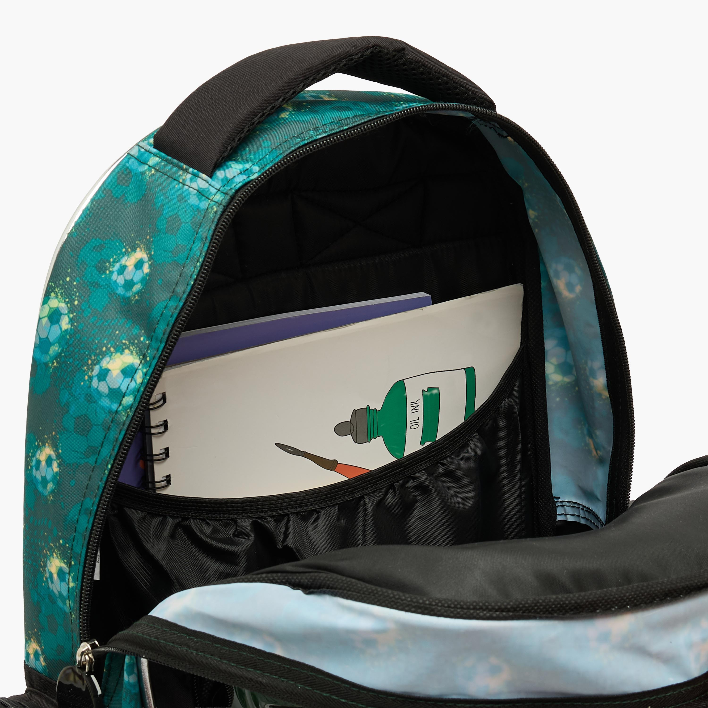 Juniors Printed 3-Piece School Backpack Set for Boys 5-8 Years with Lunch Bag - 16 inches-school-bagsandbackpacks-backpacks-image-6
