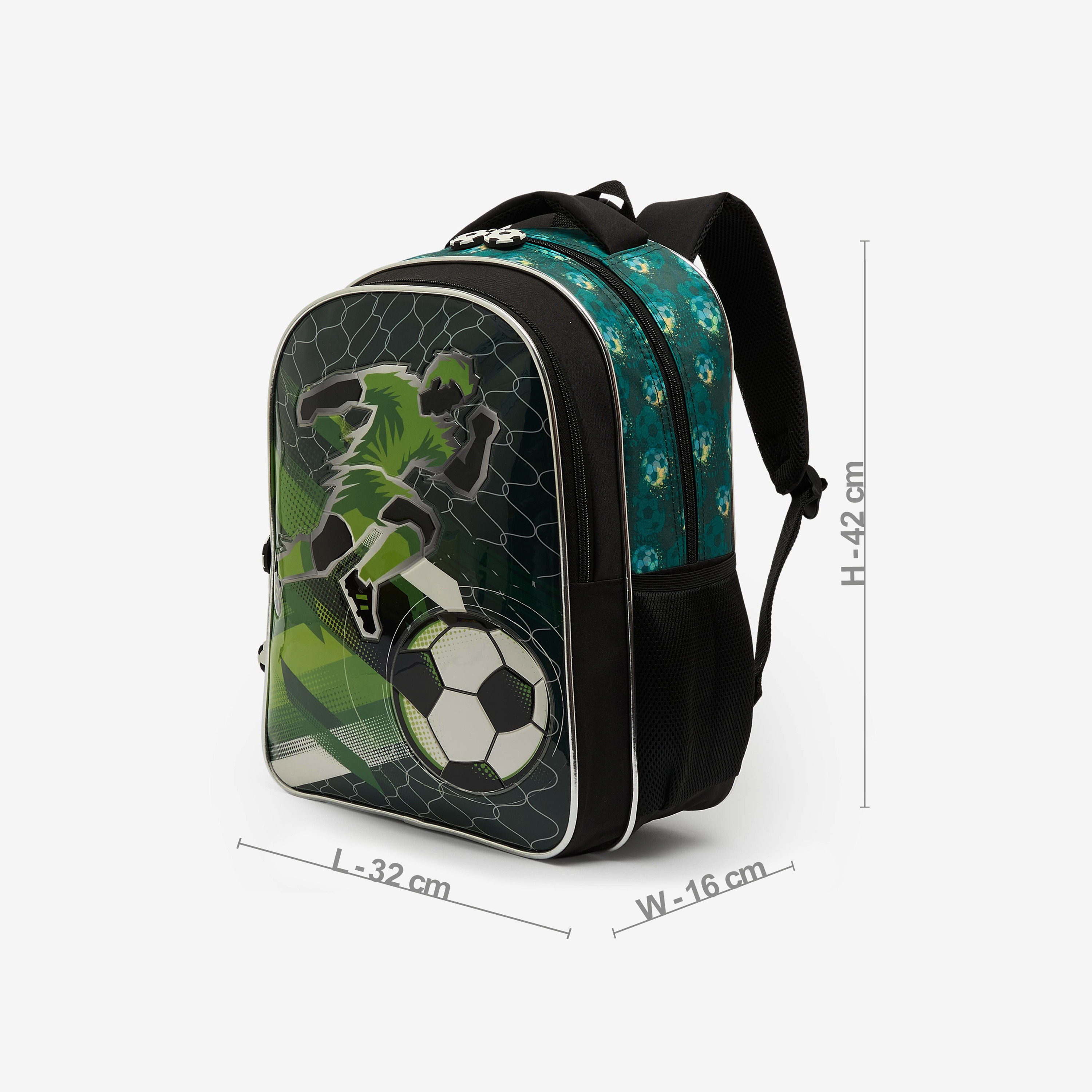 Juniors Printed 3-Piece School Backpack Set for Boys 5-8 Years with Lunch Bag - 16 inches-school-bagsandbackpacks-backpacks-image-7