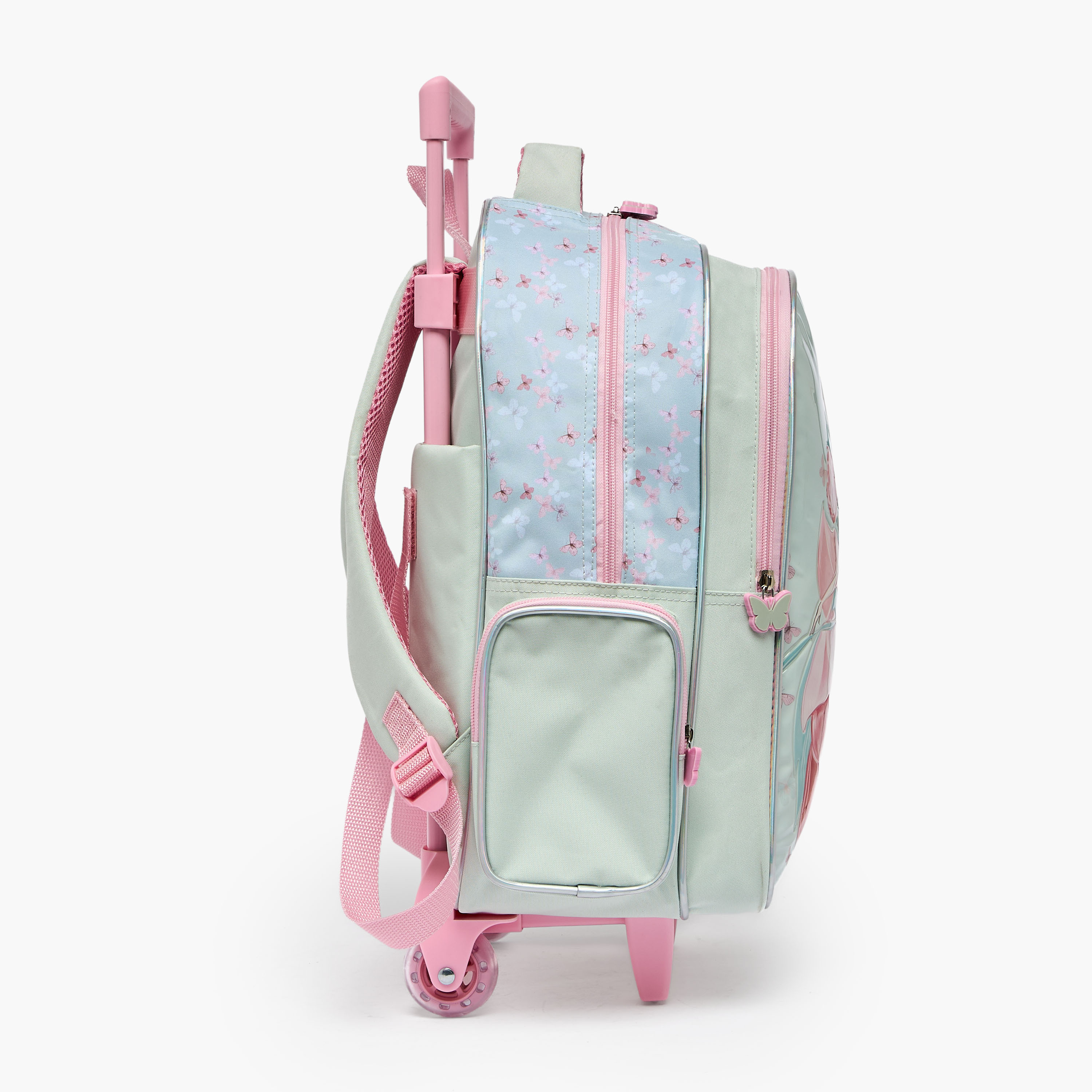 Juniors Ballet Print 3-Piece School Trolley Bag Set for Girls 5-8 Years with Lunch Bag - 16 inches-school-bagsandbackpacks-trolleybags-image-14