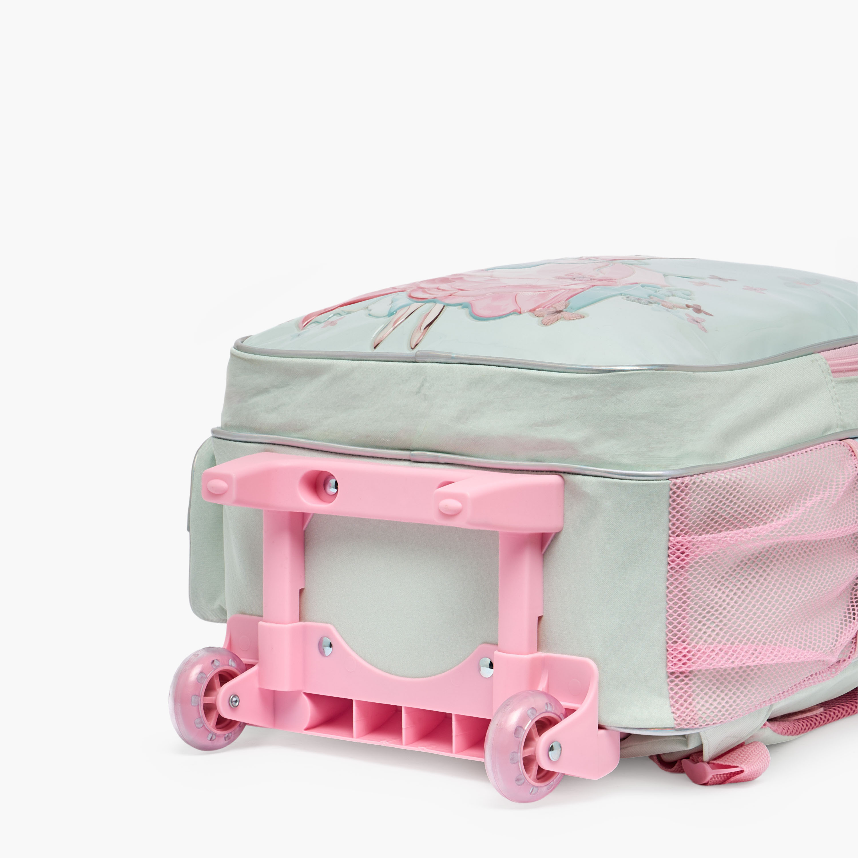 Juniors Ballet Print 3-Piece School Trolley Bag Set for Girls 5-8 Years with Lunch Bag - 16 inches-school-bagsandbackpacks-trolleybags-image-17
