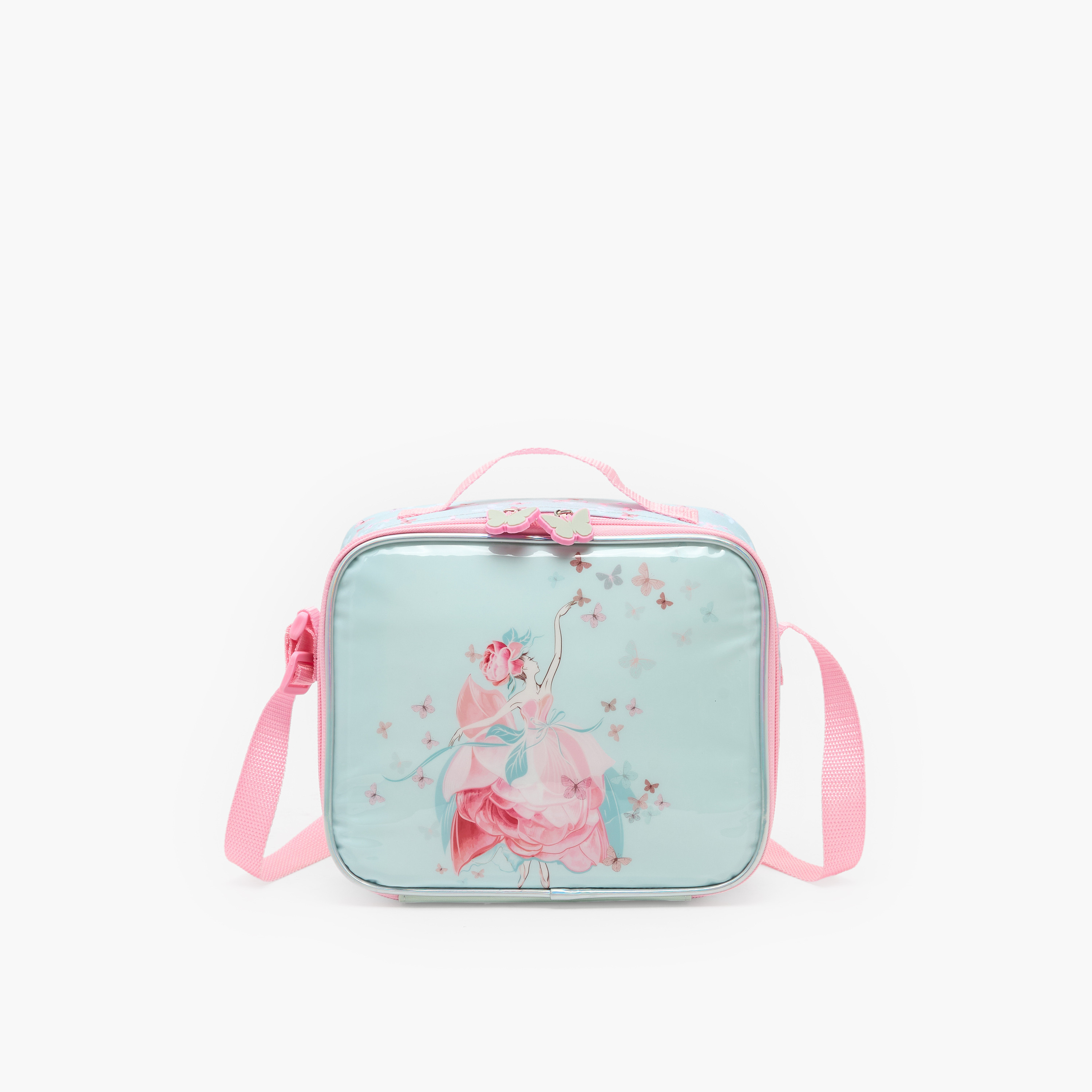 Juniors Ballet Print 3-Piece School Trolley Bag Set for Girls 5-8 Years with Lunch Bag - 16 inches-school-bagsandbackpacks-trolleybags-image-3