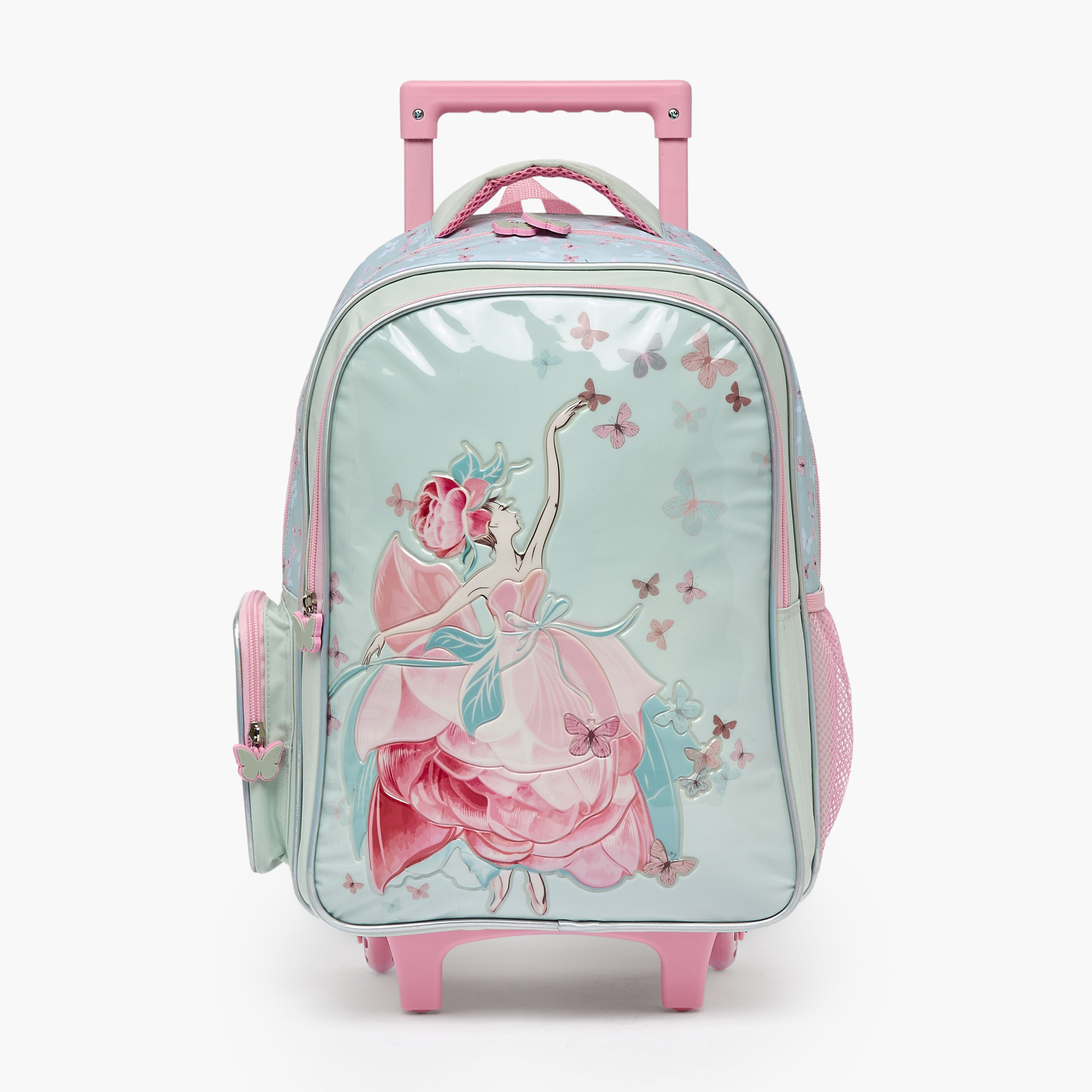 Juniors Ballet Print 3-Piece School Trolley Bag Set for Girls 5-8 Years with Lunch Bag - 16 inches-school-bagsandbackpacks-trolleybags-image-5