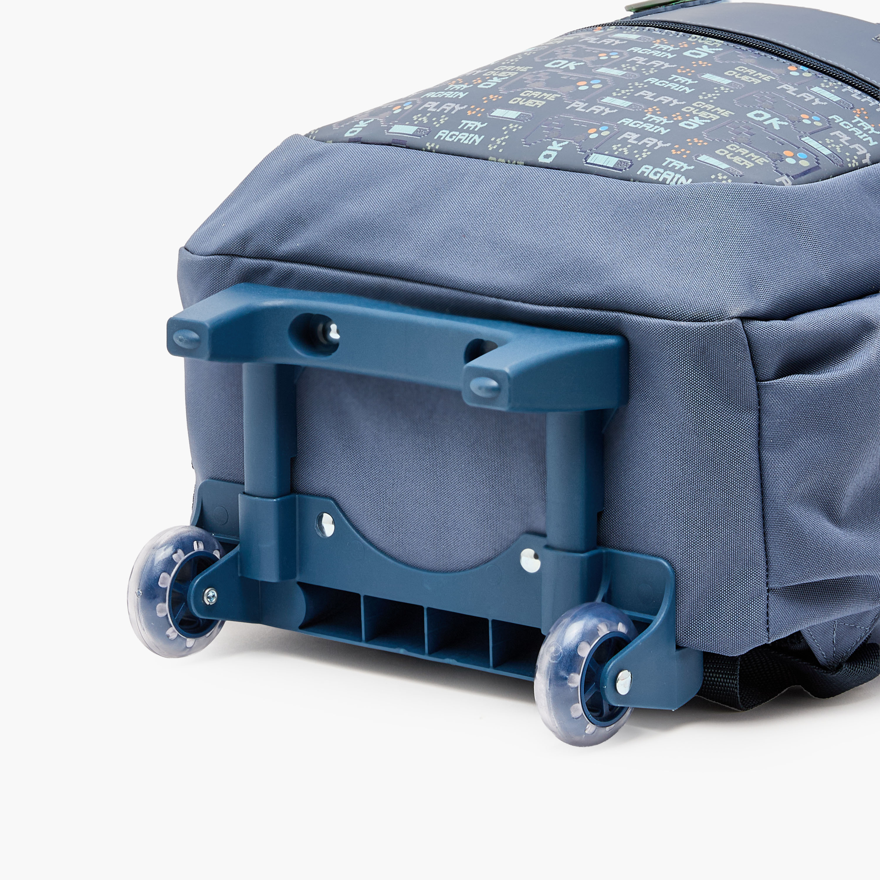Juniors Gaming Print Trolley Bag for Boys 5-8 Years with Retractable Handle - 16 inches-school-bagsandbackpacks-trolleybags-image-10