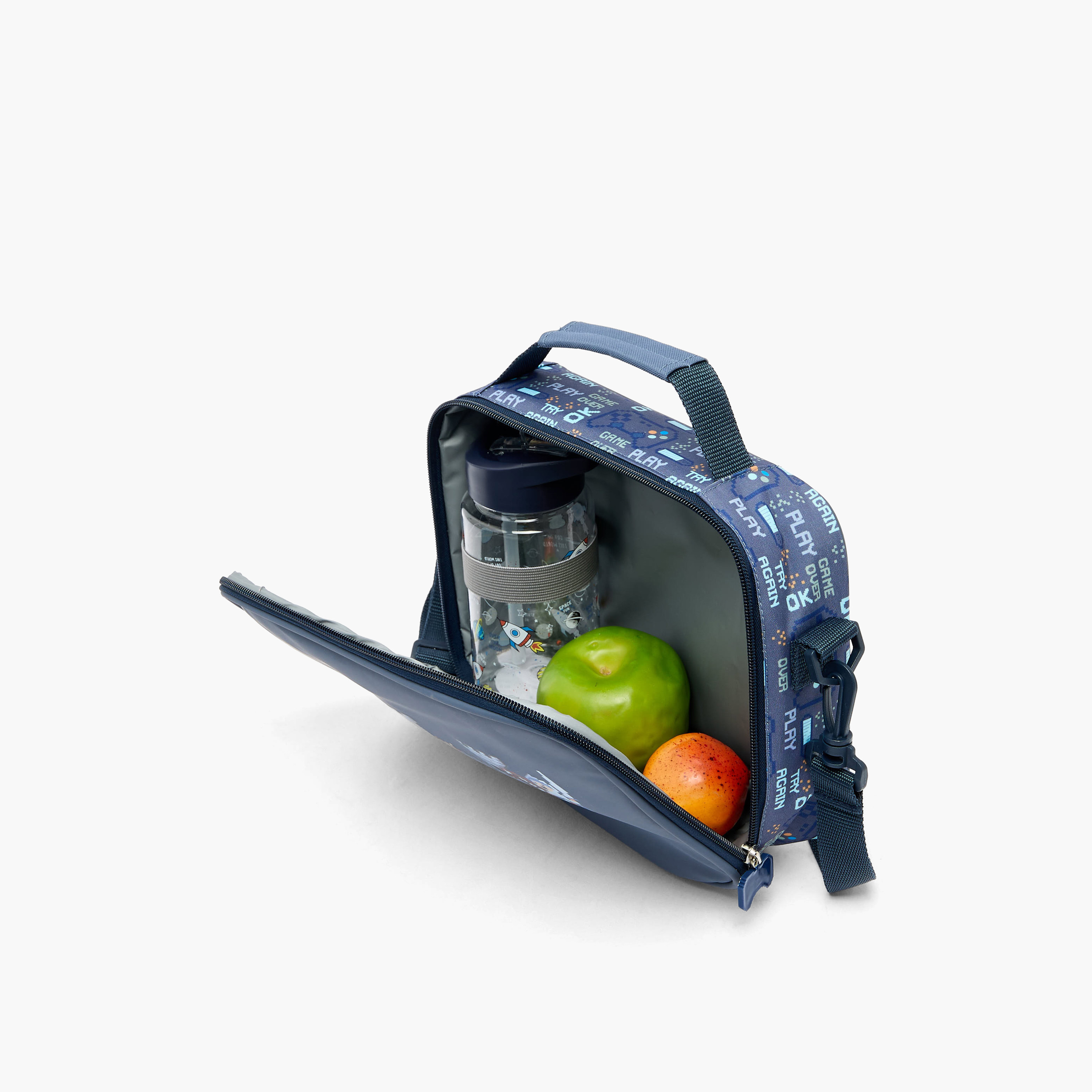 Juniors Dinosaur Print Lunch Bag for Boys 5-8 Years with Insulation-school-lunchessentials-lunchbags-image-9