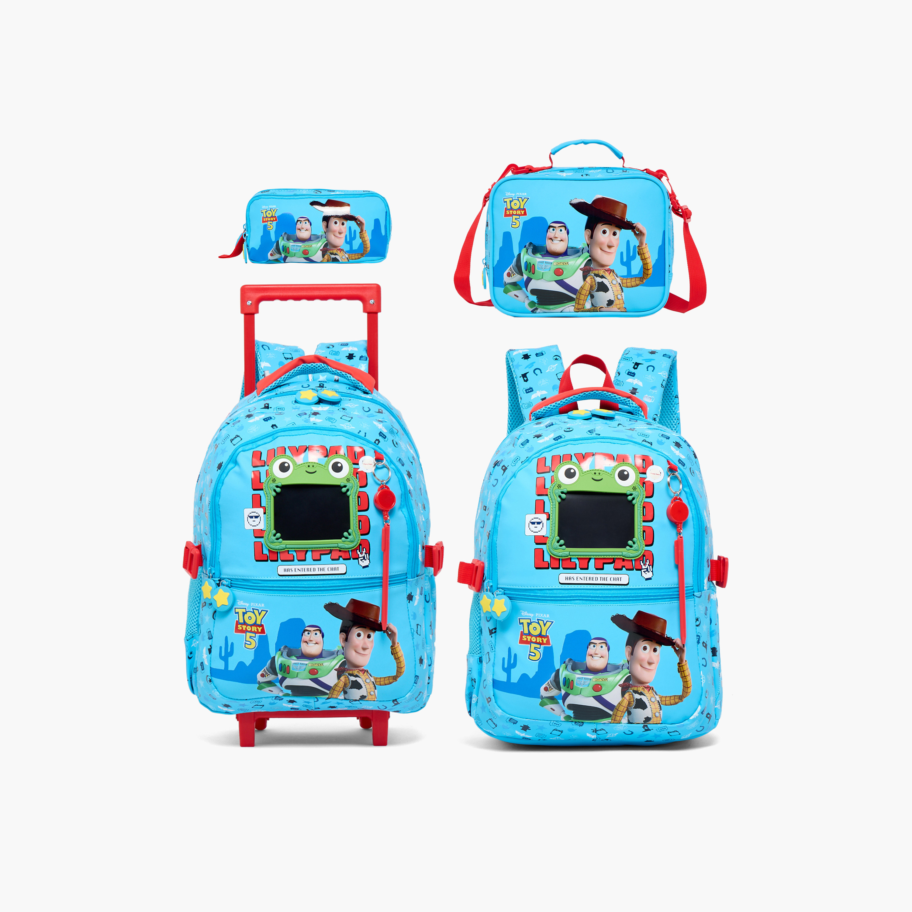 Disney Toy Story Print Trolley Bag for Boys 5-8 Years with Laptop Compartment - 16 inches-school-bagsandbackpacks-trolleybags-image-12