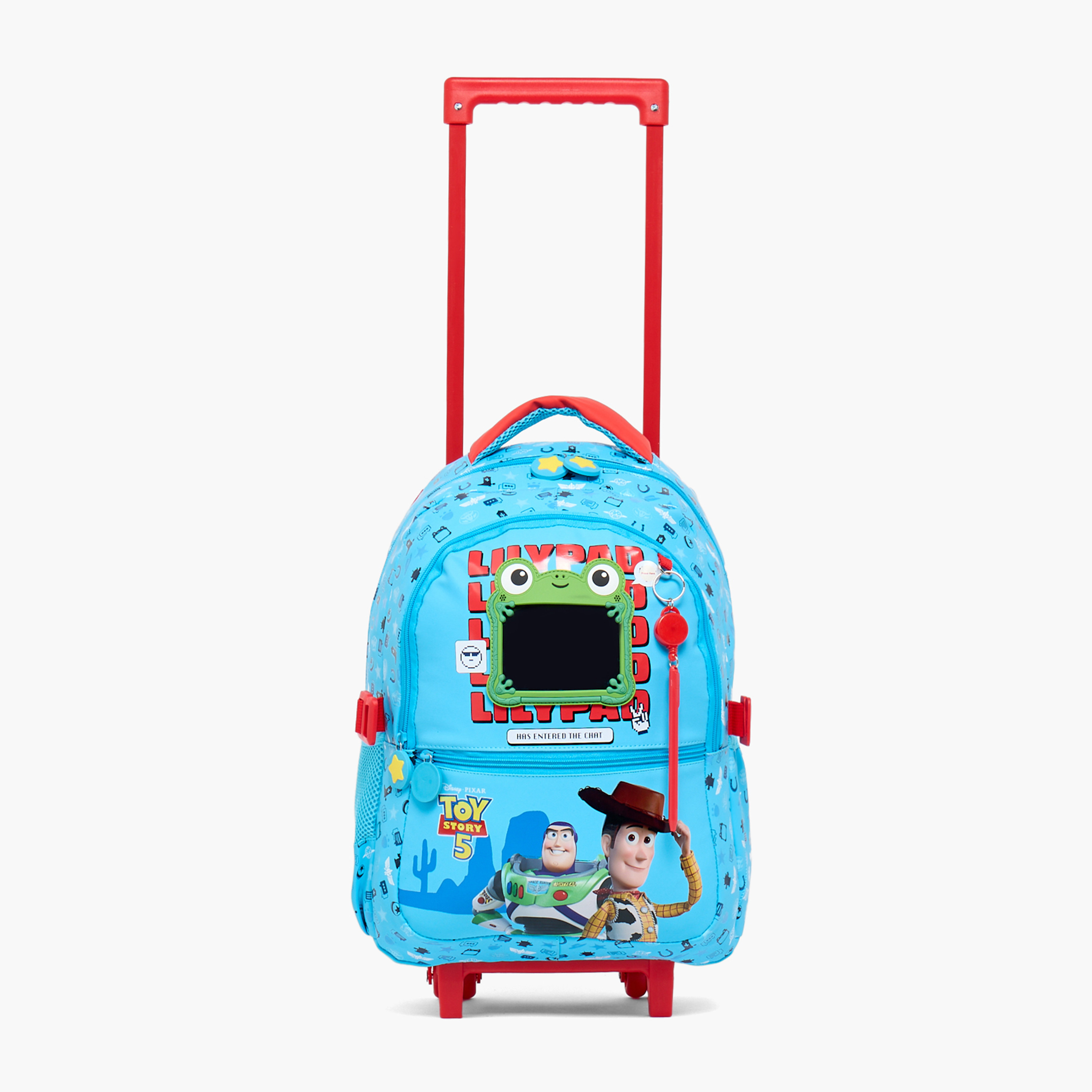 Disney Toy Story Print Trolley Bag for Boys 5-8 Years with Laptop Compartment - 16 inches-school-bagsandbackpacks-trolleybags-image-3