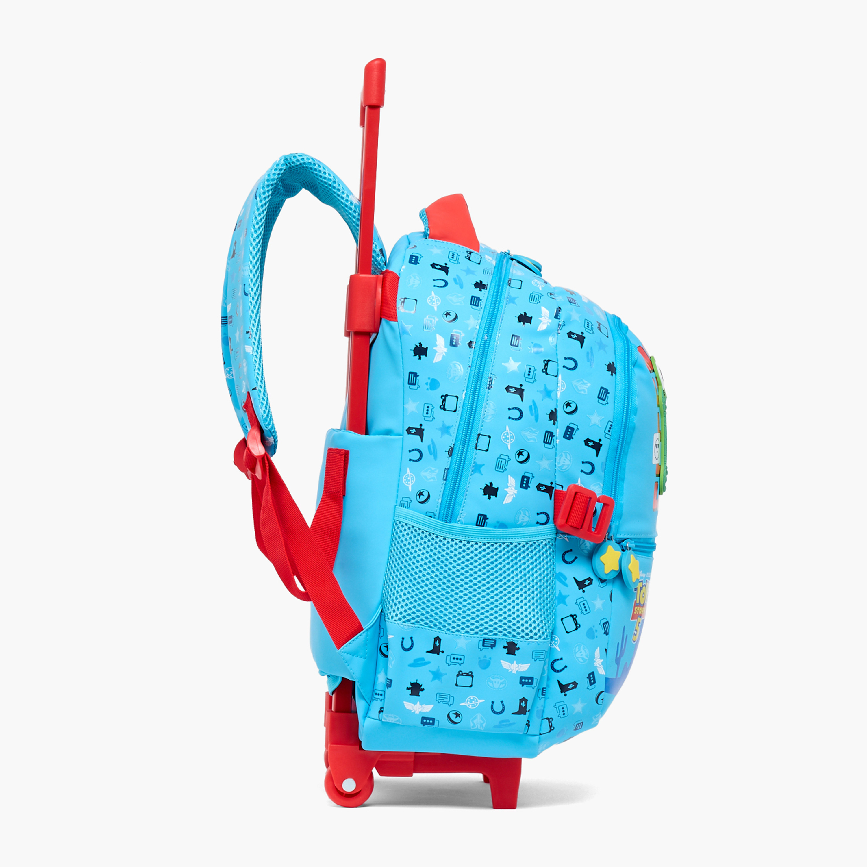Disney Toy Story Print Trolley Bag for Boys 5-8 Years with Laptop Compartment - 16 inches-school-bagsandbackpacks-trolleybags-image-8