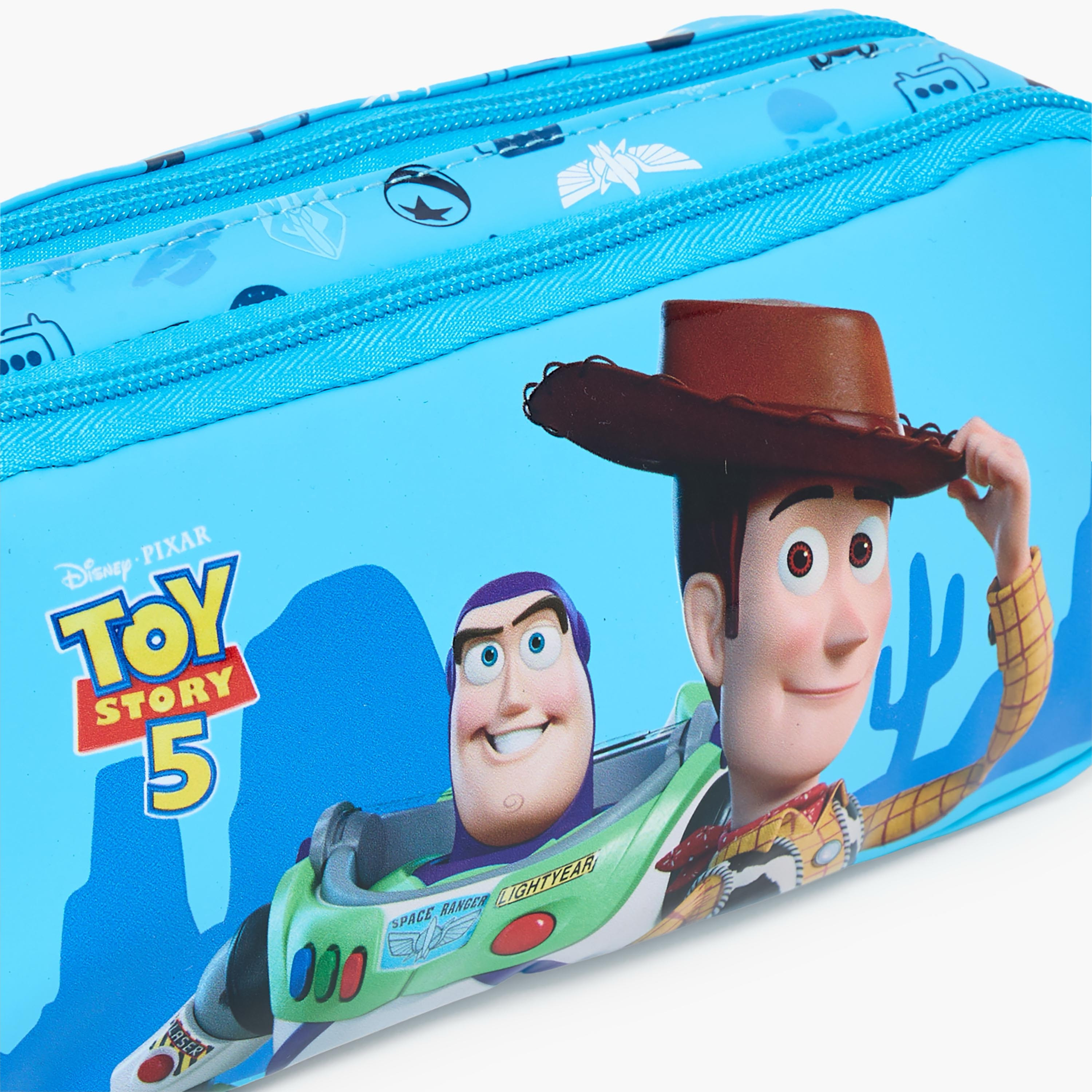 مقلمة قسمين بطبعات توي ستوري من ديزني-school-stationery-pencilcases-image-4