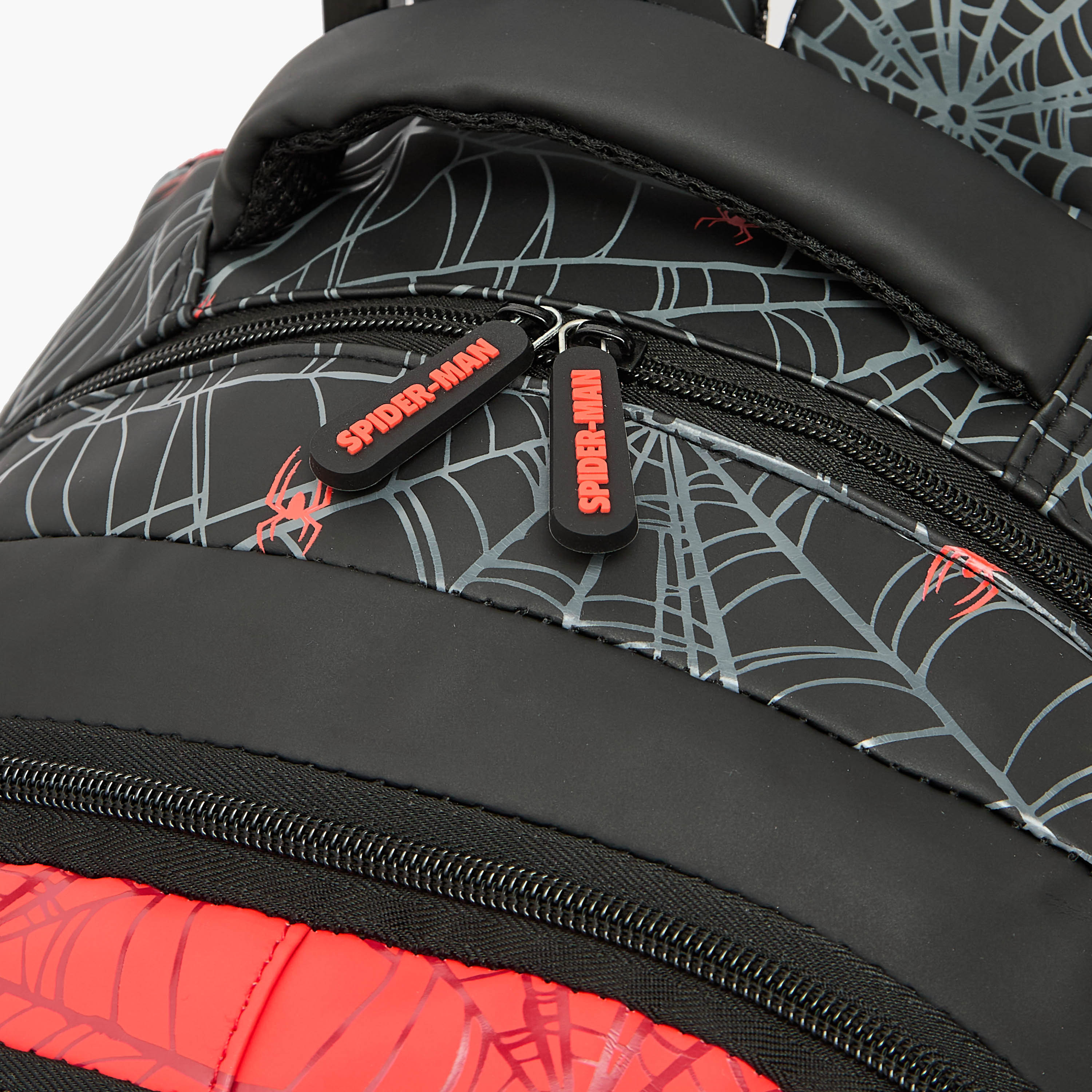 Spider-Man Print Trolley Bag for Boys 5-8 Years with Padded Straps - 16 inches-school-bagsandbackpacks-trolleybags-image-5