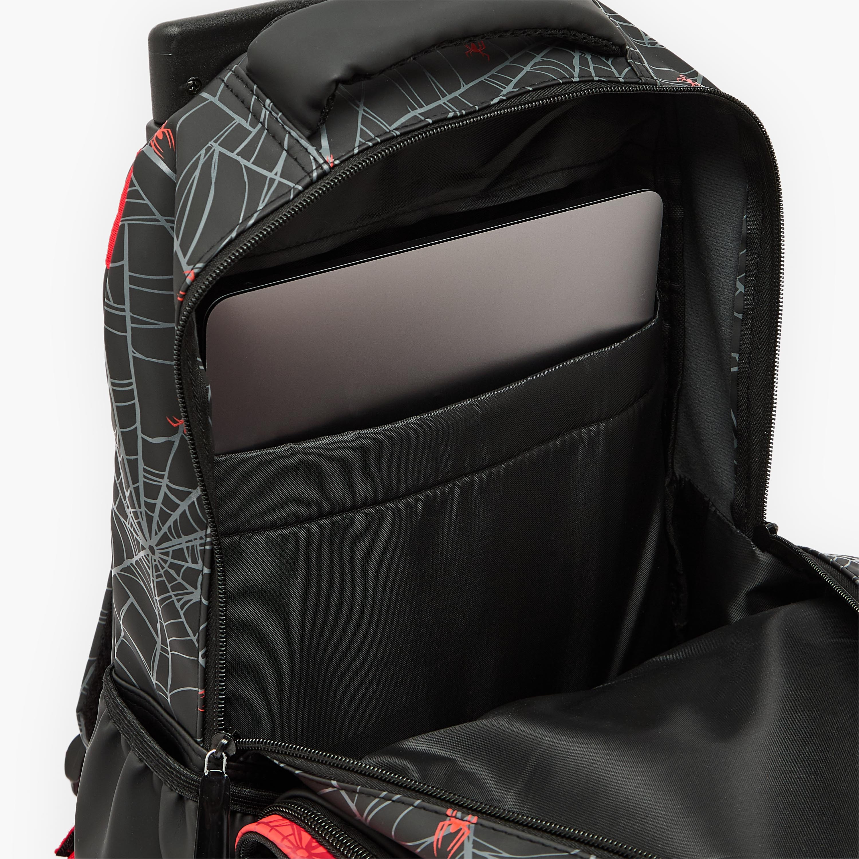 Spider-Man Print Trolley Bag for Boys 5-8 Years with Padded Straps - 16 inches-school-bagsandbackpacks-trolleybags-image-6