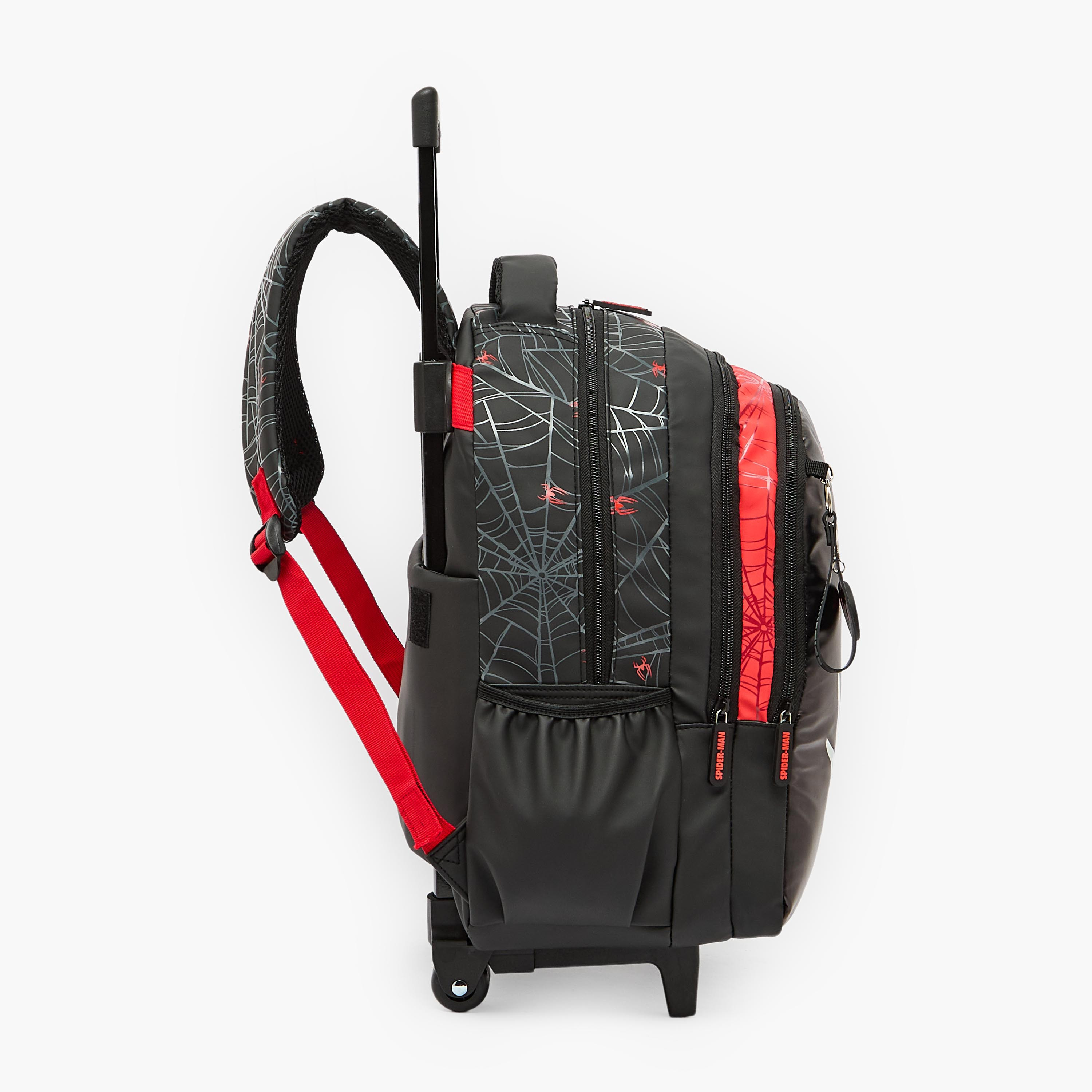 Spider-Man Print Trolley Bag for Boys 5-8 Years with Padded Straps - 16 inches-school-bagsandbackpacks-trolleybags-image-8