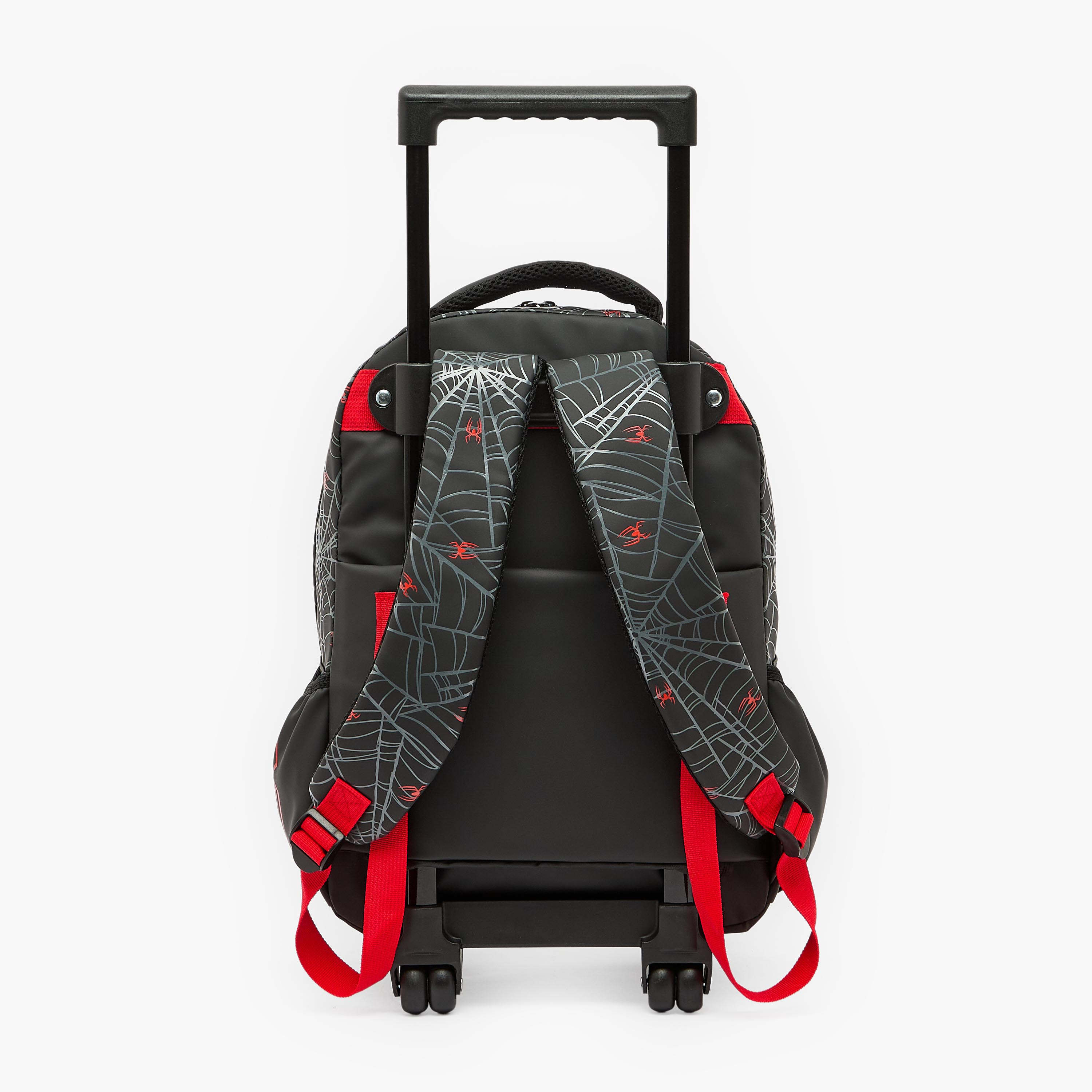 Spider-Man Print Trolley Bag for Boys 5-8 Years with Padded Straps - 16 inches-school-bagsandbackpacks-trolleybags-image-9