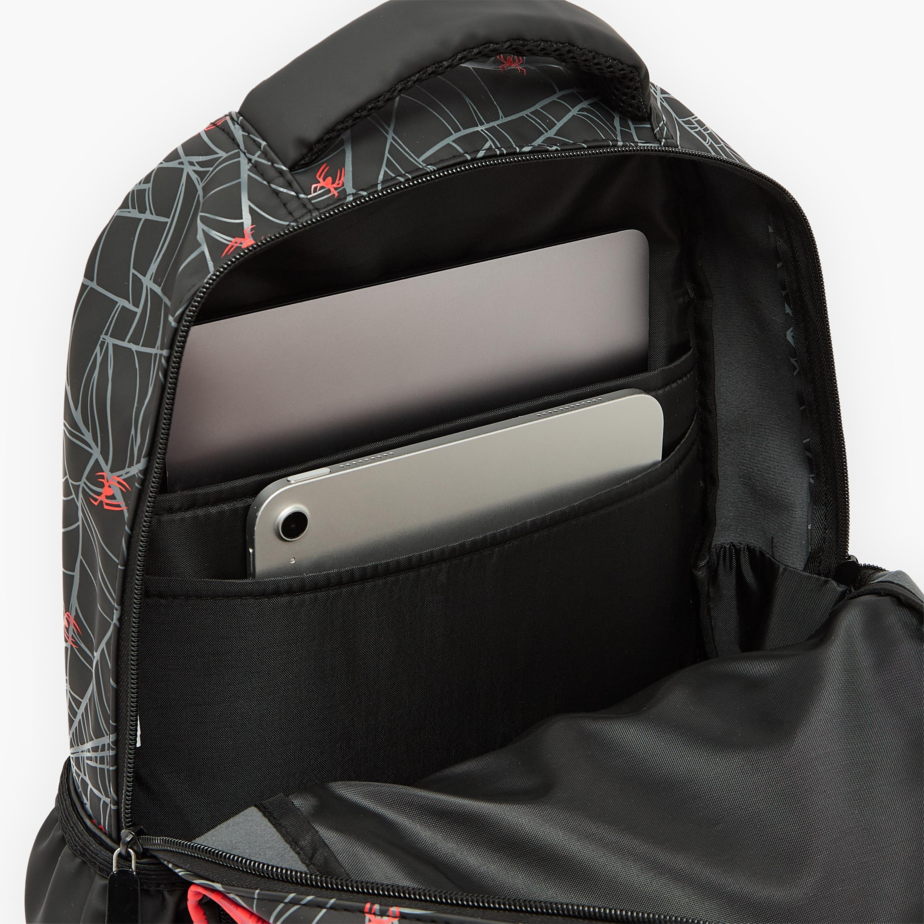 Spider-Man Print Backpack for Boys 5-8 Years with Padded Straps - 16 inches-school-bagsandbackpacks-backpacks-image-6