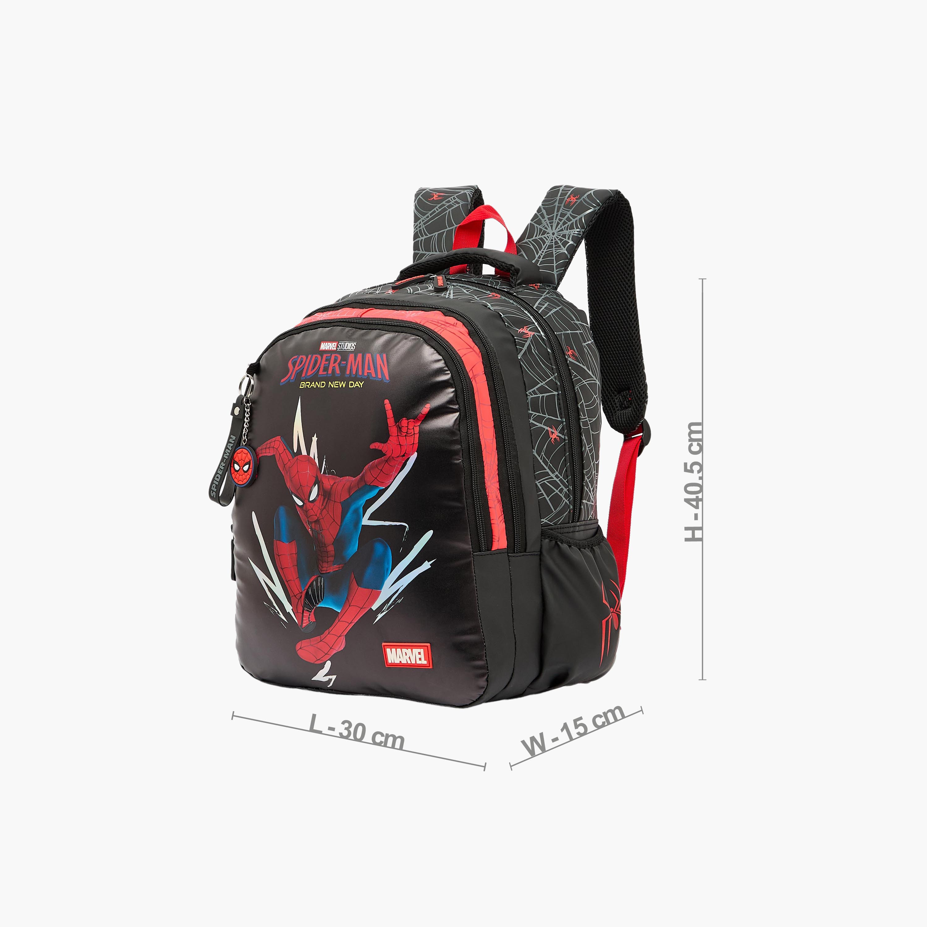 Spider-Man Print Backpack for Boys 5-8 Years with Padded Straps - 16 inches-school-bagsandbackpacks-backpacks-image-7