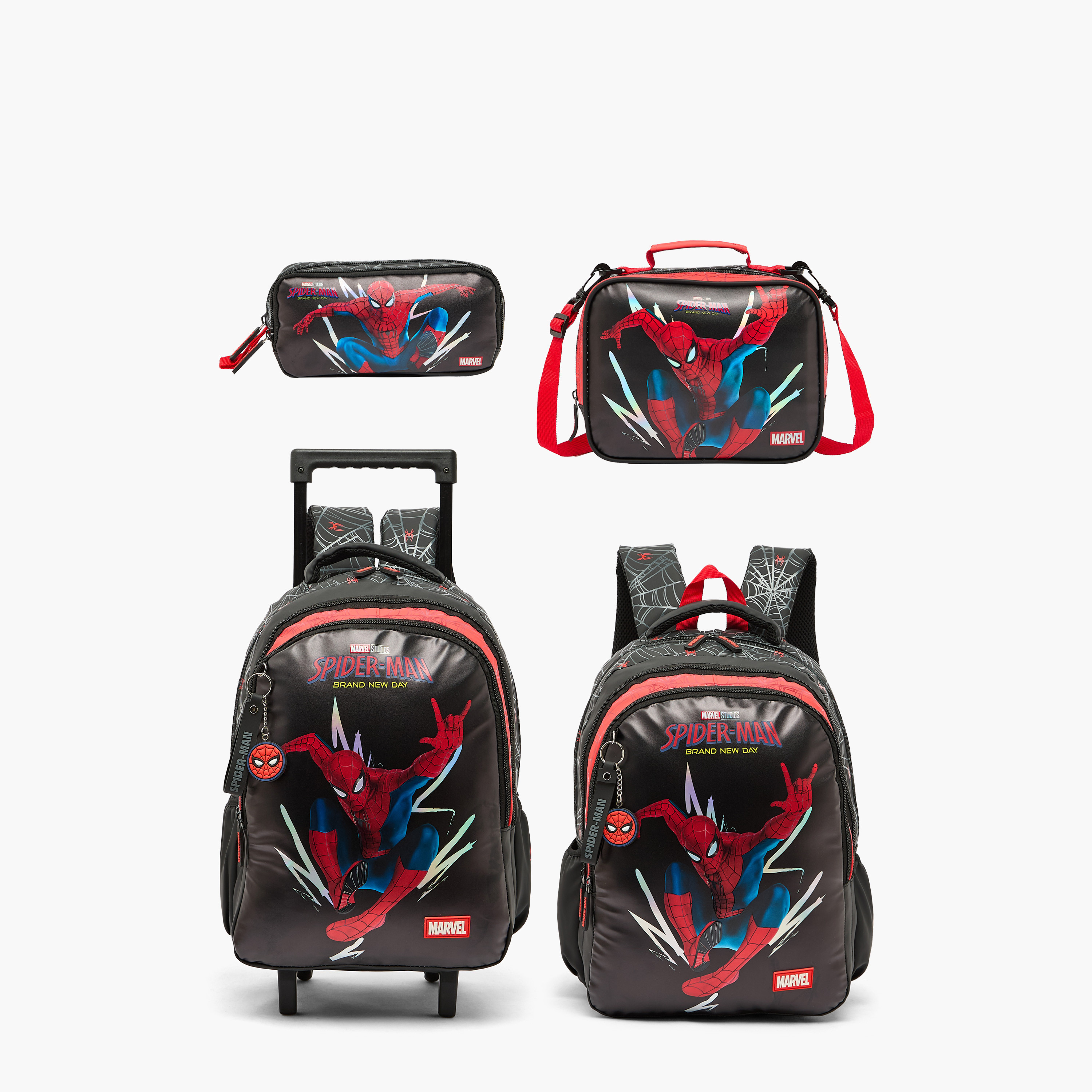 Spider-Man Print Lunch Bag for Boys 5-8 Years with Insulation-school-lunchessentials-lunchbags-image-11
