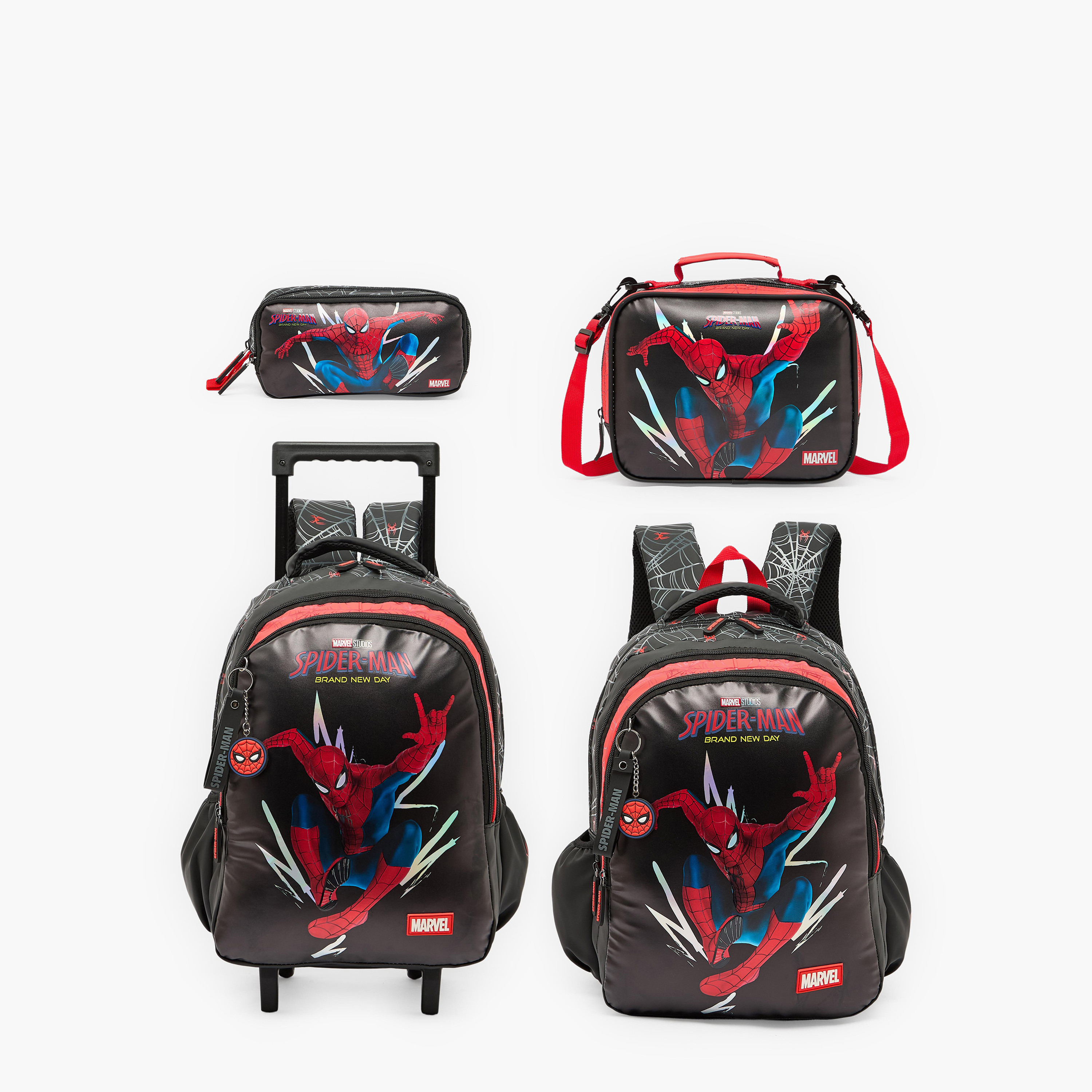 Spider-Man Print Lunch Bag for Boys 5-8 Years with Insulation-school-lunchessentials-lunchbags-image-12