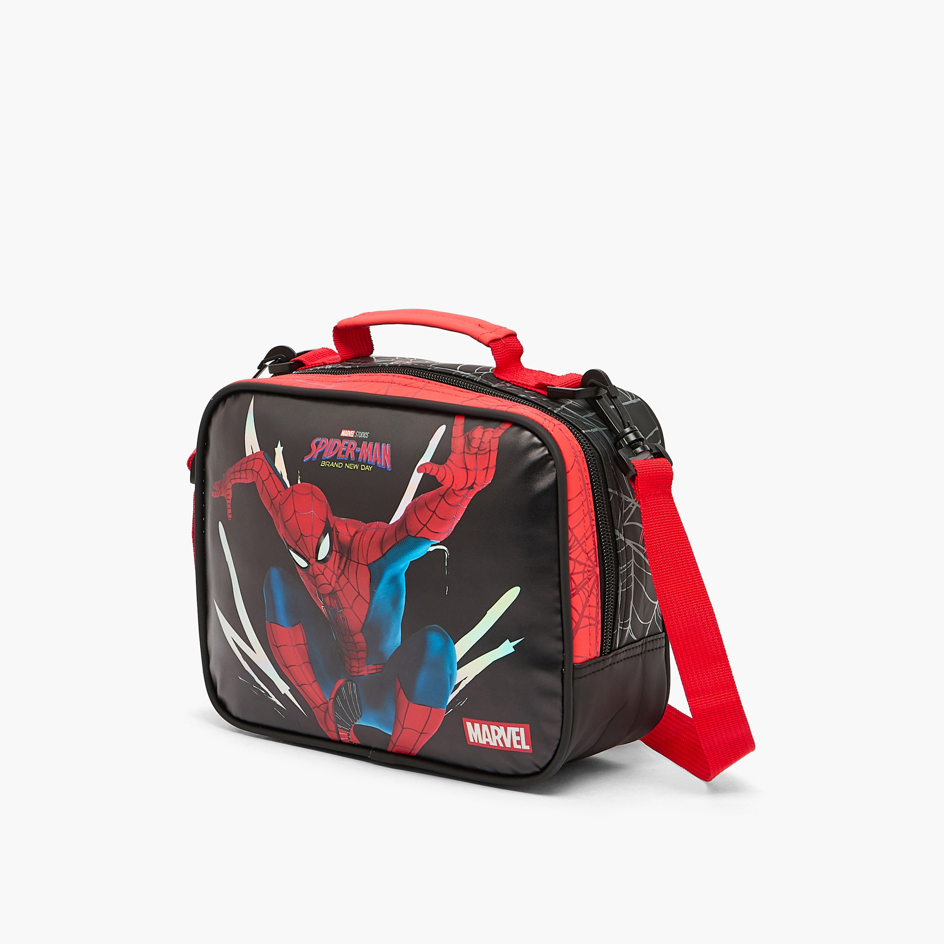 Spider-Man Print Lunch Bag for Boys 5-8 Years with Insulation-school-lunchessentials-lunchbags-image-9