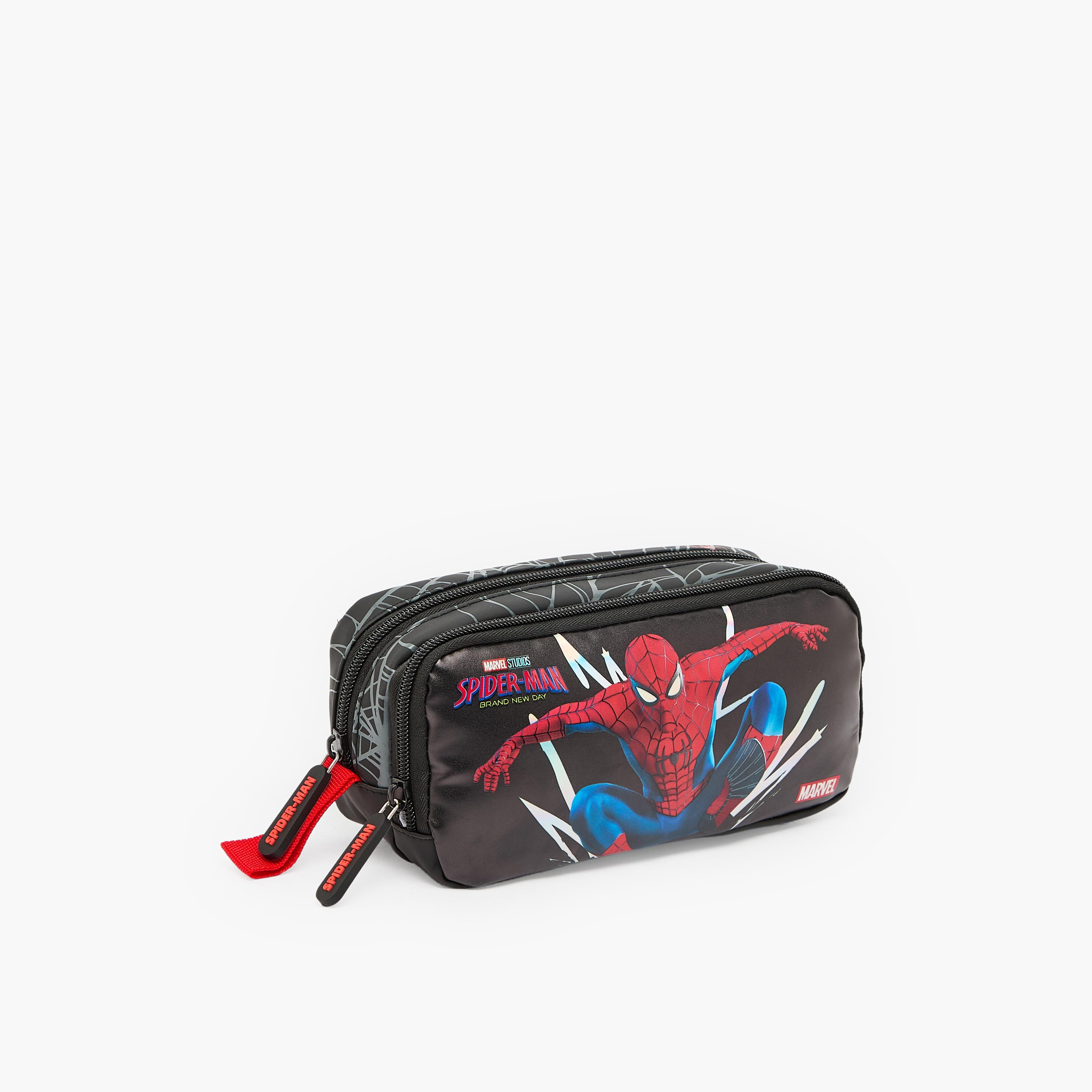 مقلمة بطبعات سبايدرمان وقسمين-school-stationery-pencilcases-image-3