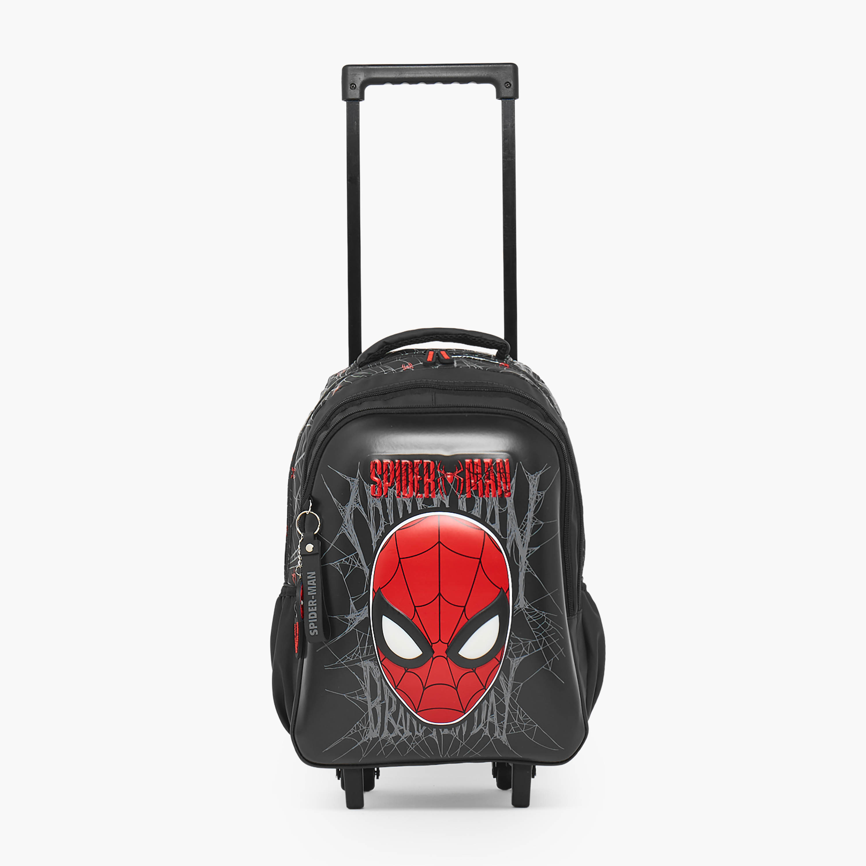 شنطة ترولي بطبعة سبايدر مان للأولاد من 5 إلى 8 سنوات بحجيرة للابتوب - 16 بوصة-school-bagsandbackpacks-trolleybags-image-4