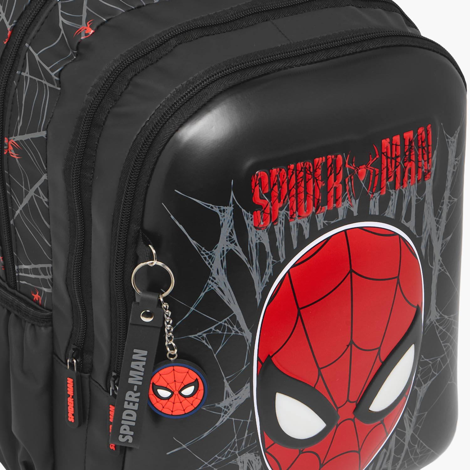 Spider-Man Print Backpack for Boys 5-8 Years with Adjustable Shoulder Straps - 16 inches-school-bagsandbackpacks-backpacks-image-3