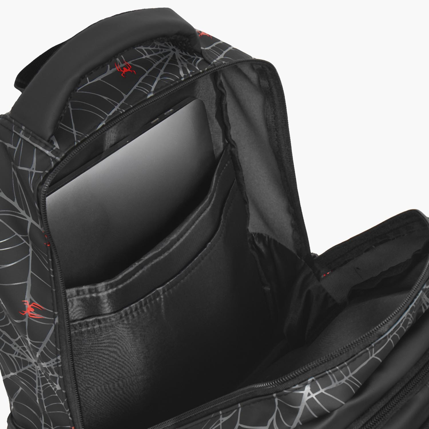 Spider-Man Print Backpack for Boys 5-8 Years with Adjustable Shoulder Straps - 16 inches-school-bagsandbackpacks-backpacks-image-4