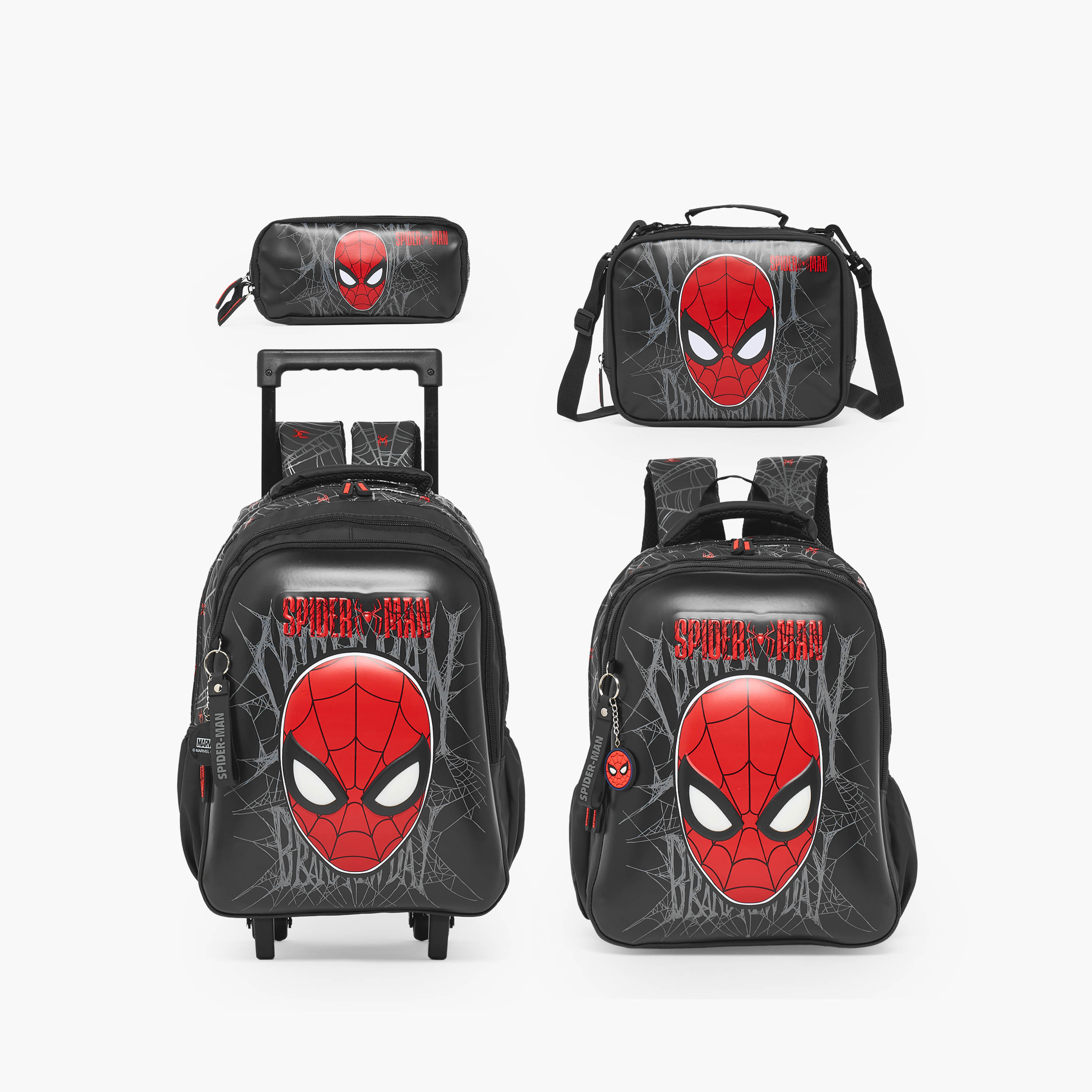 Spider-Man Print Backpack for Boys 5-8 Years with Adjustable Shoulder Straps - 16 inches-school-bagsandbackpacks-backpacks-image-8