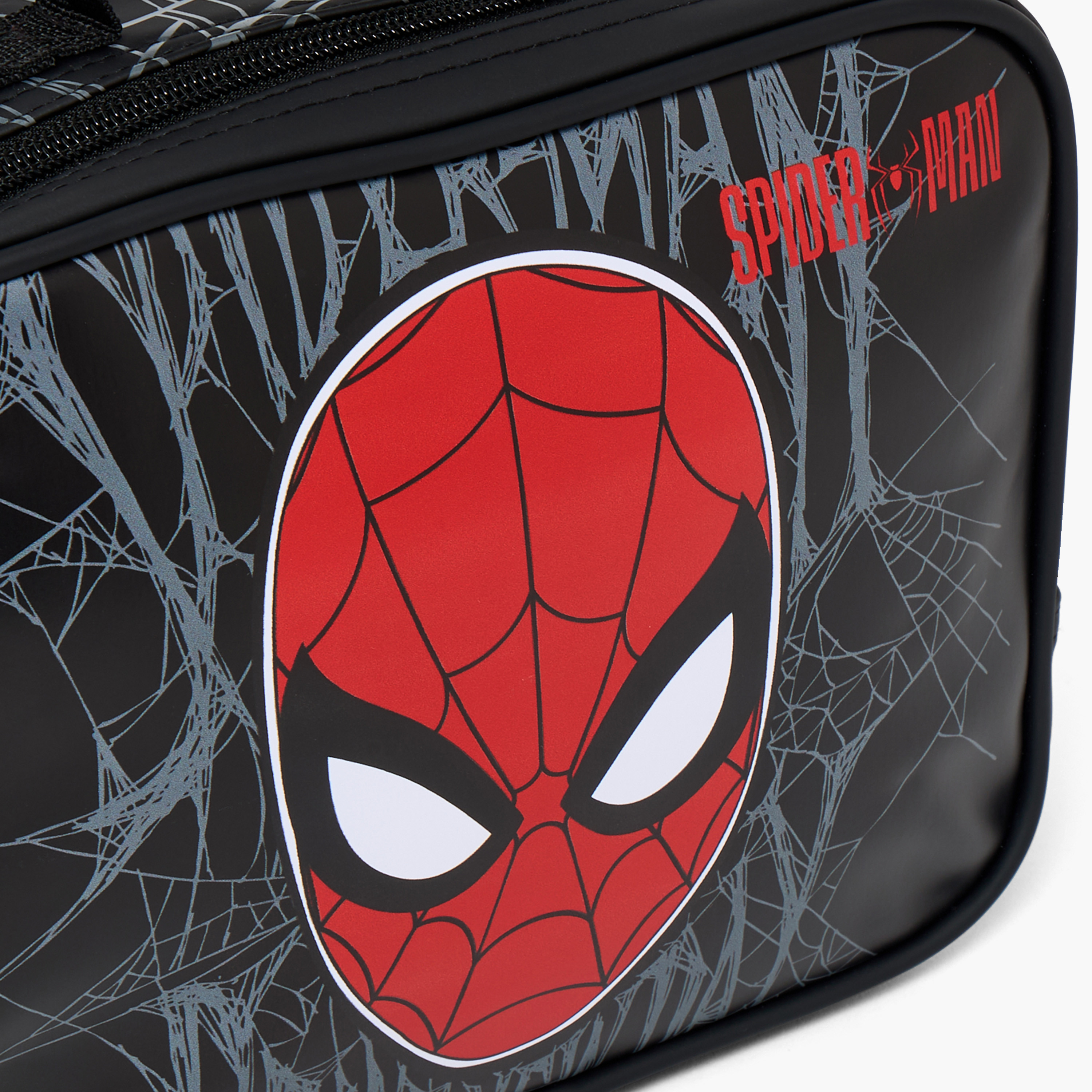 Spider-Man Print Lunch Bag for Boys 5-8 Years with Detachable Strap-school-lunchessentials-lunchbags-image-4