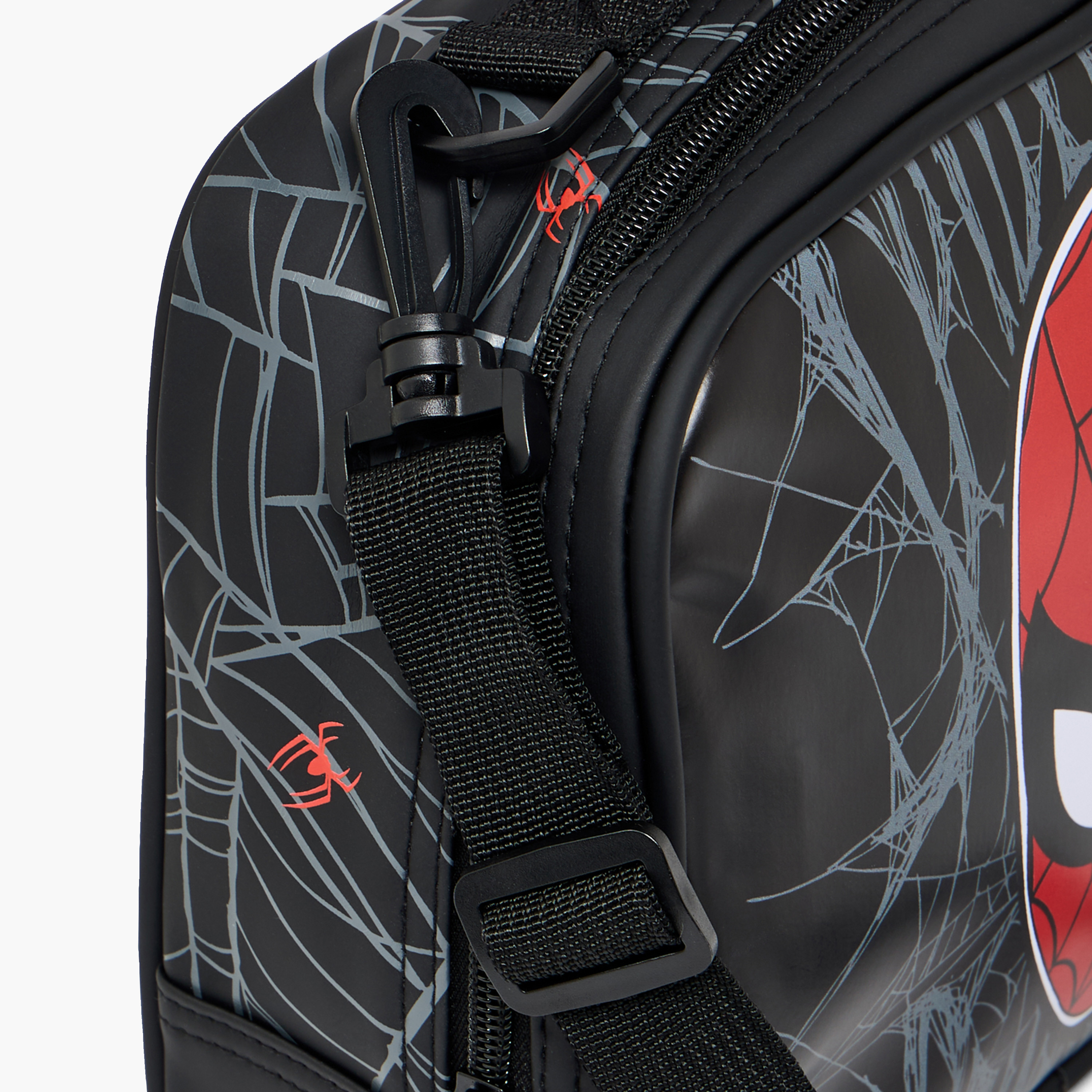 Spider-Man Print Lunch Bag for Boys 5-8 Years with Detachable Strap-school-lunchessentials-lunchbags-image-6