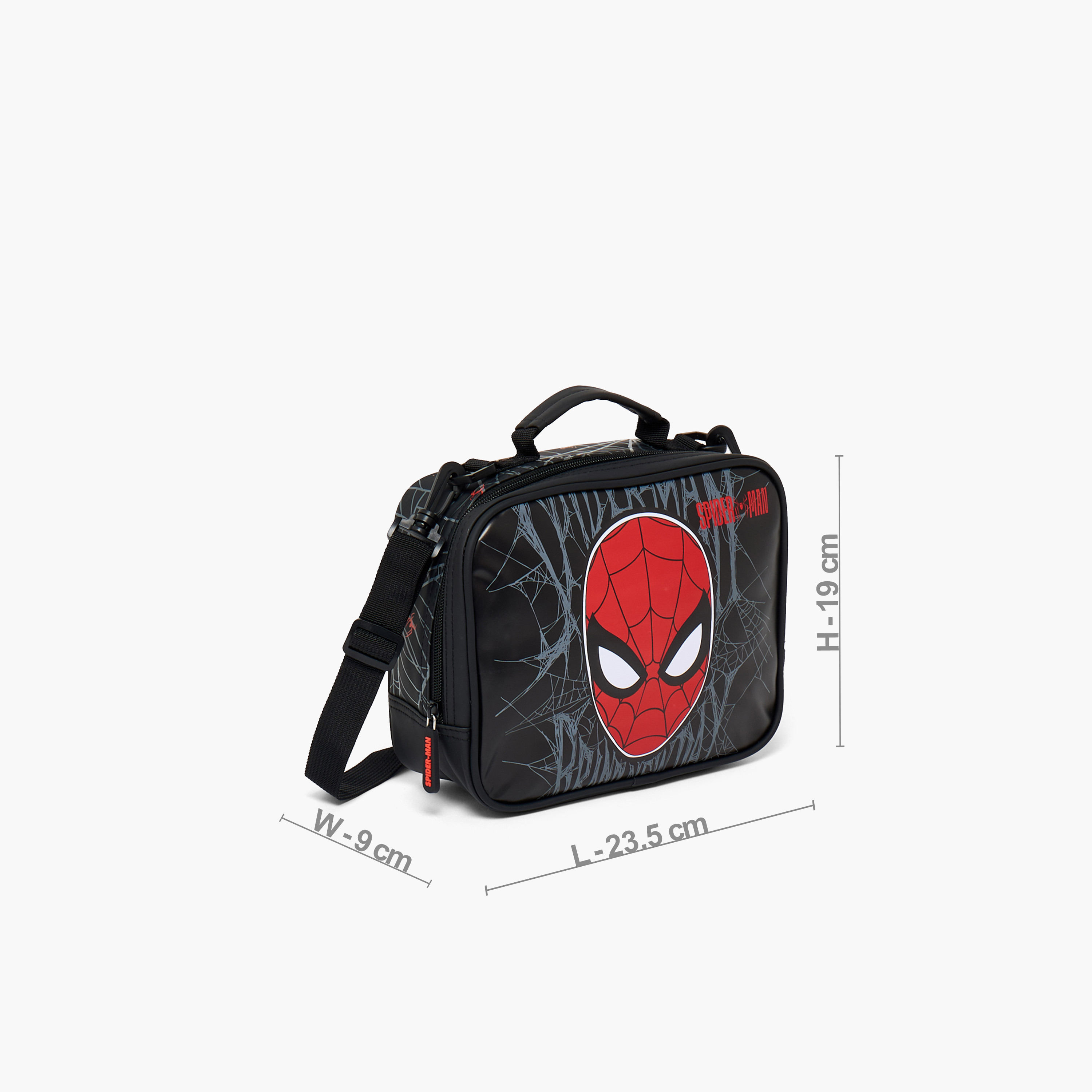 Spider-Man Print Lunch Bag for Boys 5-8 Years with Detachable Strap-school-lunchessentials-lunchbags-image-9
