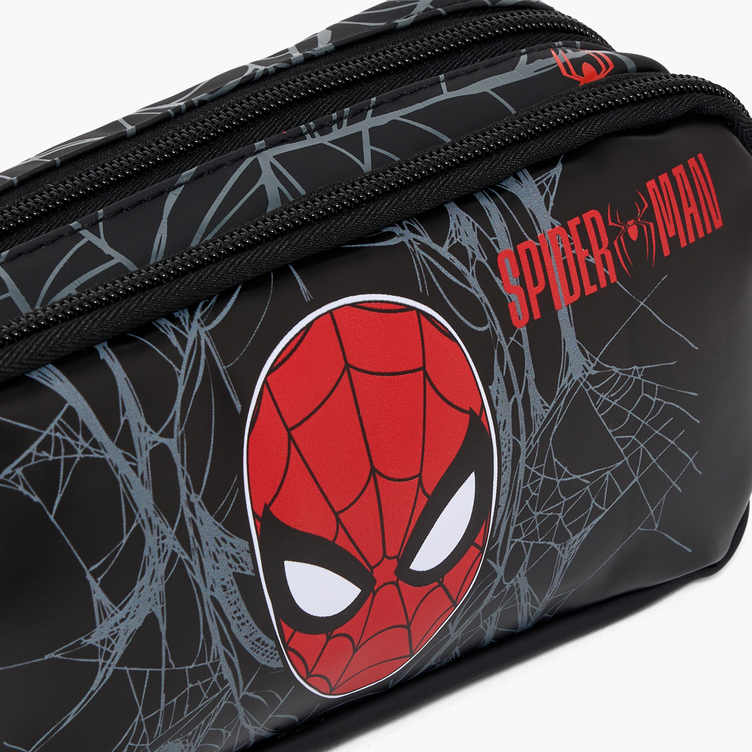 Spider-Man Print Pencil Pouch with 2 Compartment-school-stationery-pencilcases-image-8