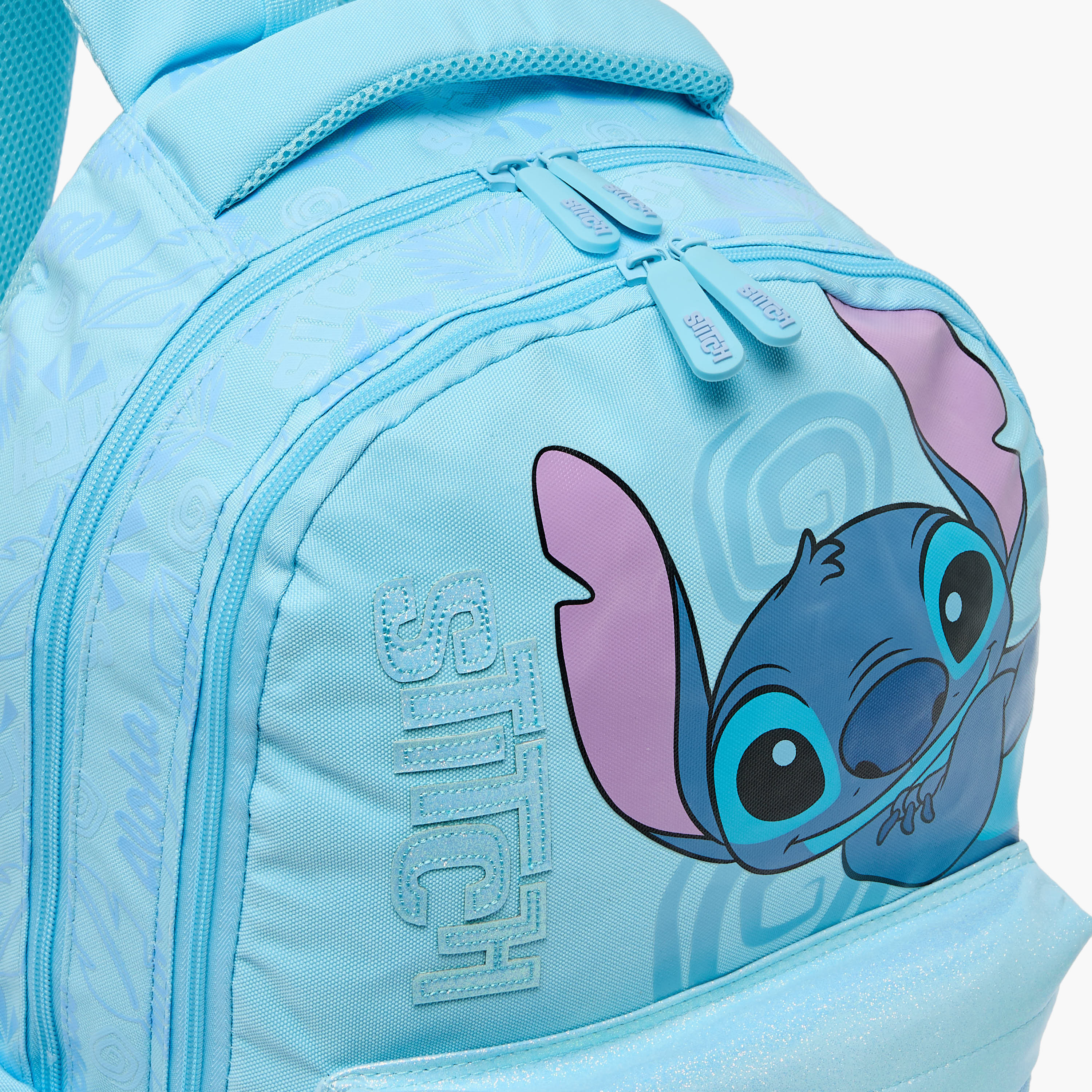 Disney Stitch Print Backpack for Girls 8-13 Years with Padded Shoulder Straps - 17 inches-school-bagsandbackpacks-backpacks-image-4