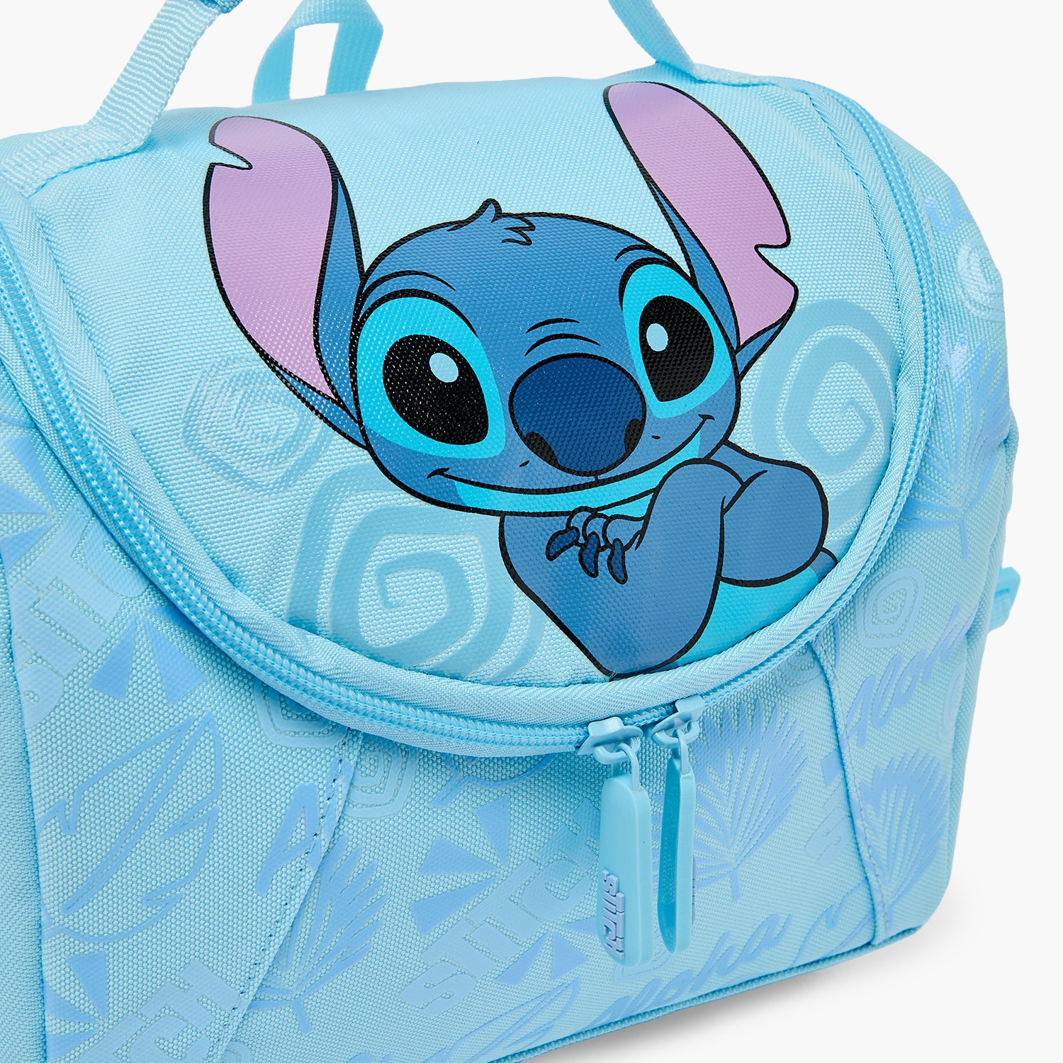 Disney Stitch Print Lunch Bag for Girls 8-12 Years with Zip Closure-school-lunchessentials-lunchbags-image-5