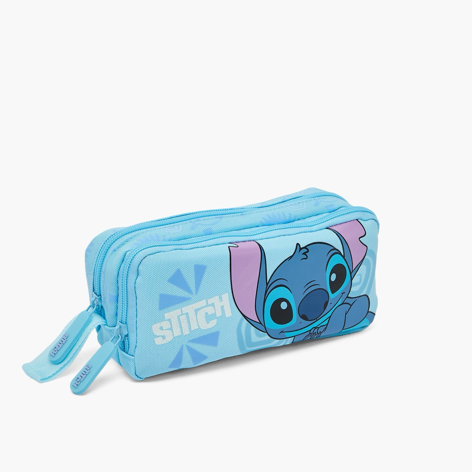 Disney Stitch Print Pencil Pouch with 2 Compartments-school-stationery-pencilcases-image-3