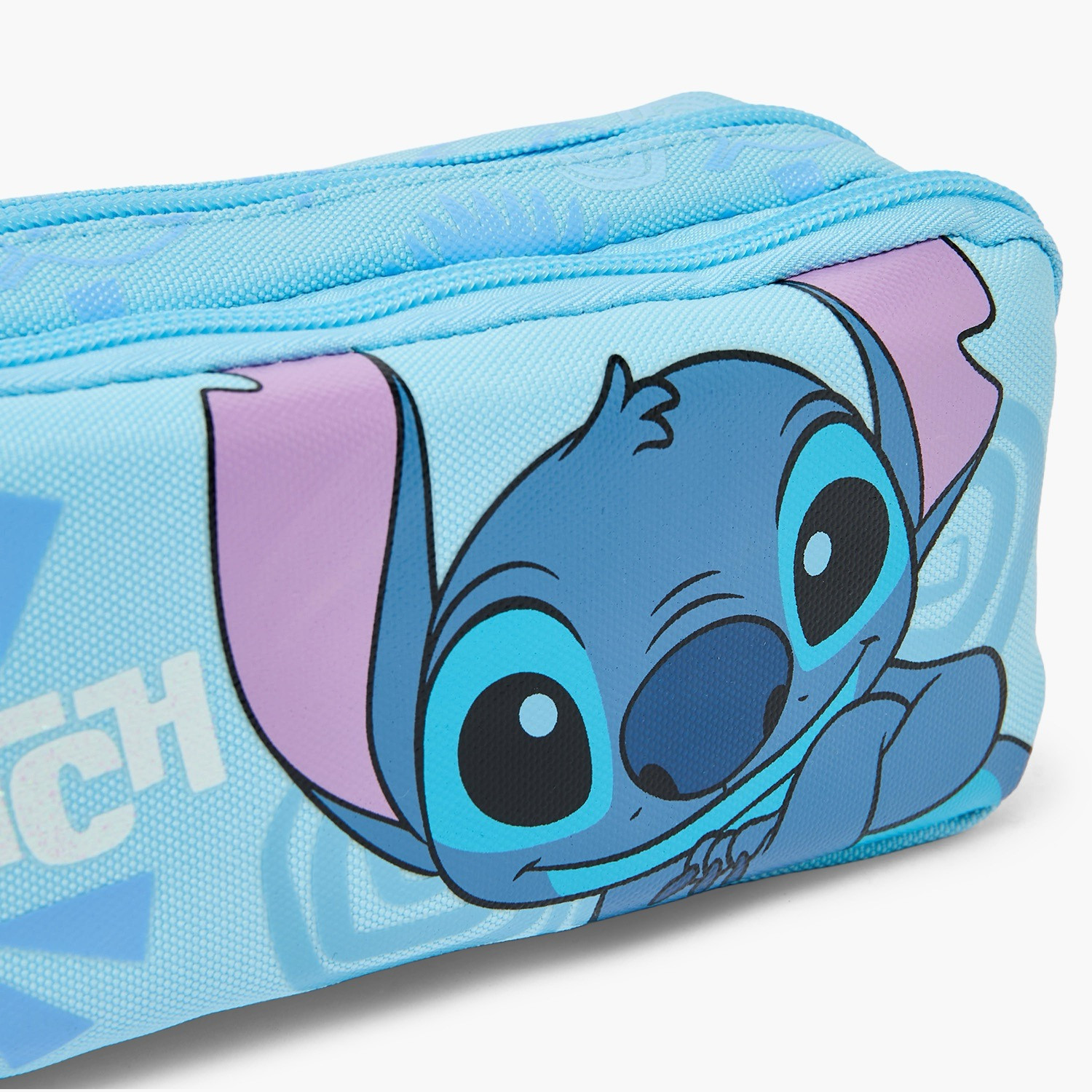 Disney Stitch Print Pencil Pouch with 2 Compartments-school-stationery-pencilcases-image-7