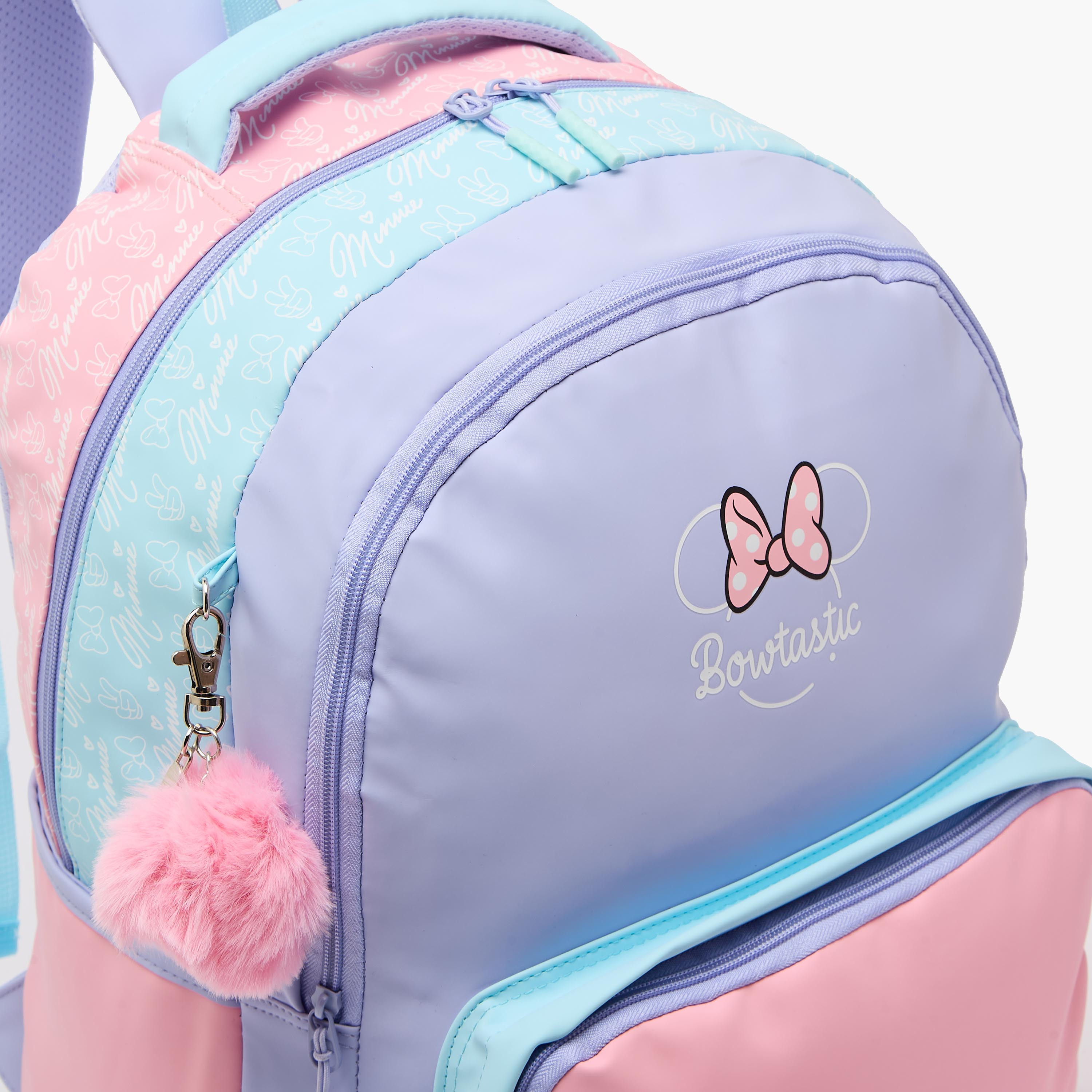 شنطة ظهر بطبعات ميني ماوس للبنات 8-12 سنة مع حمّالات مبطنة من ديزني-school-bagsandbackpacks-backpacks-image-4