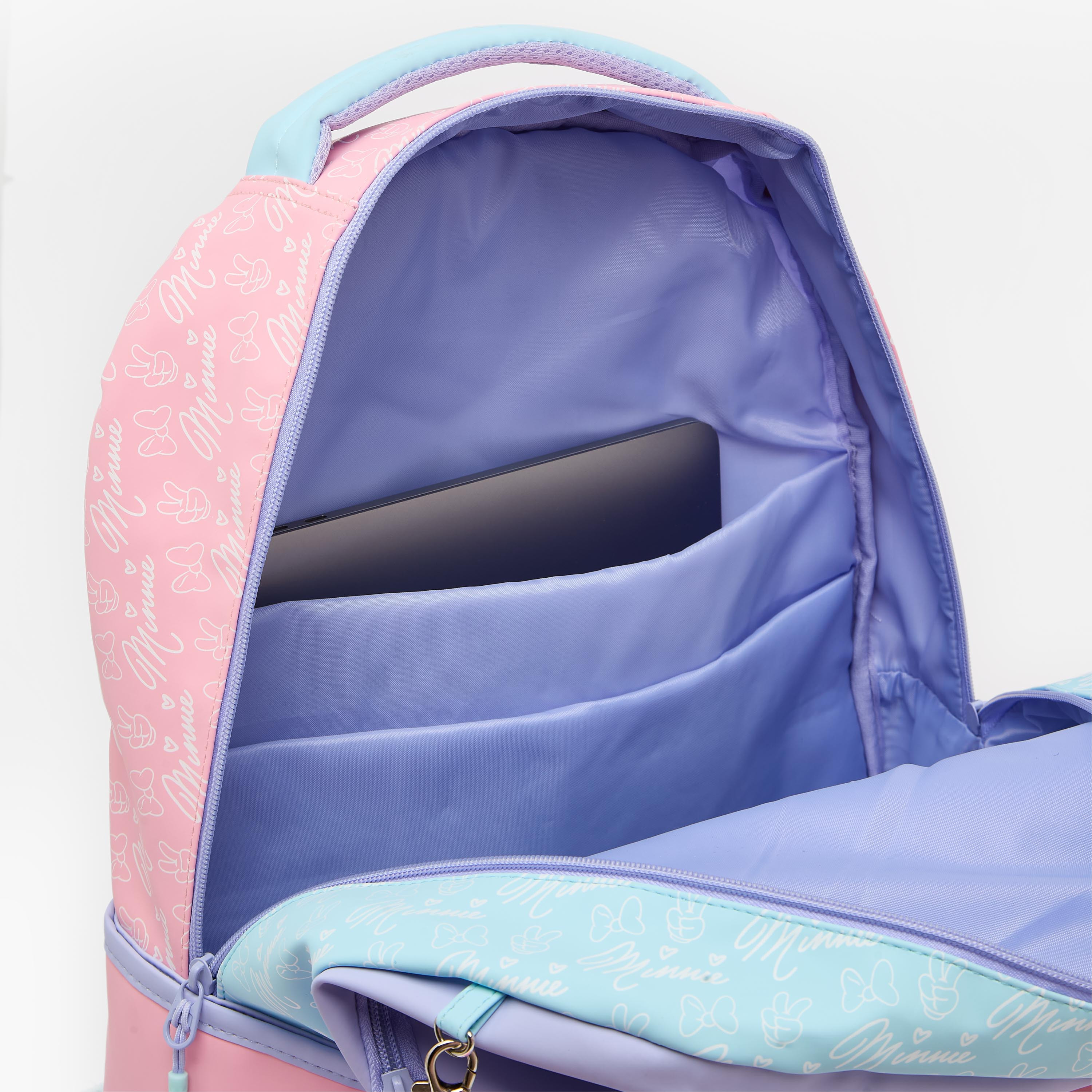 شنطة ظهر بطبعات ميني ماوس للبنات 8-12 سنة مع حمّالات مبطنة من ديزني-school-bagsandbackpacks-backpacks-image-6