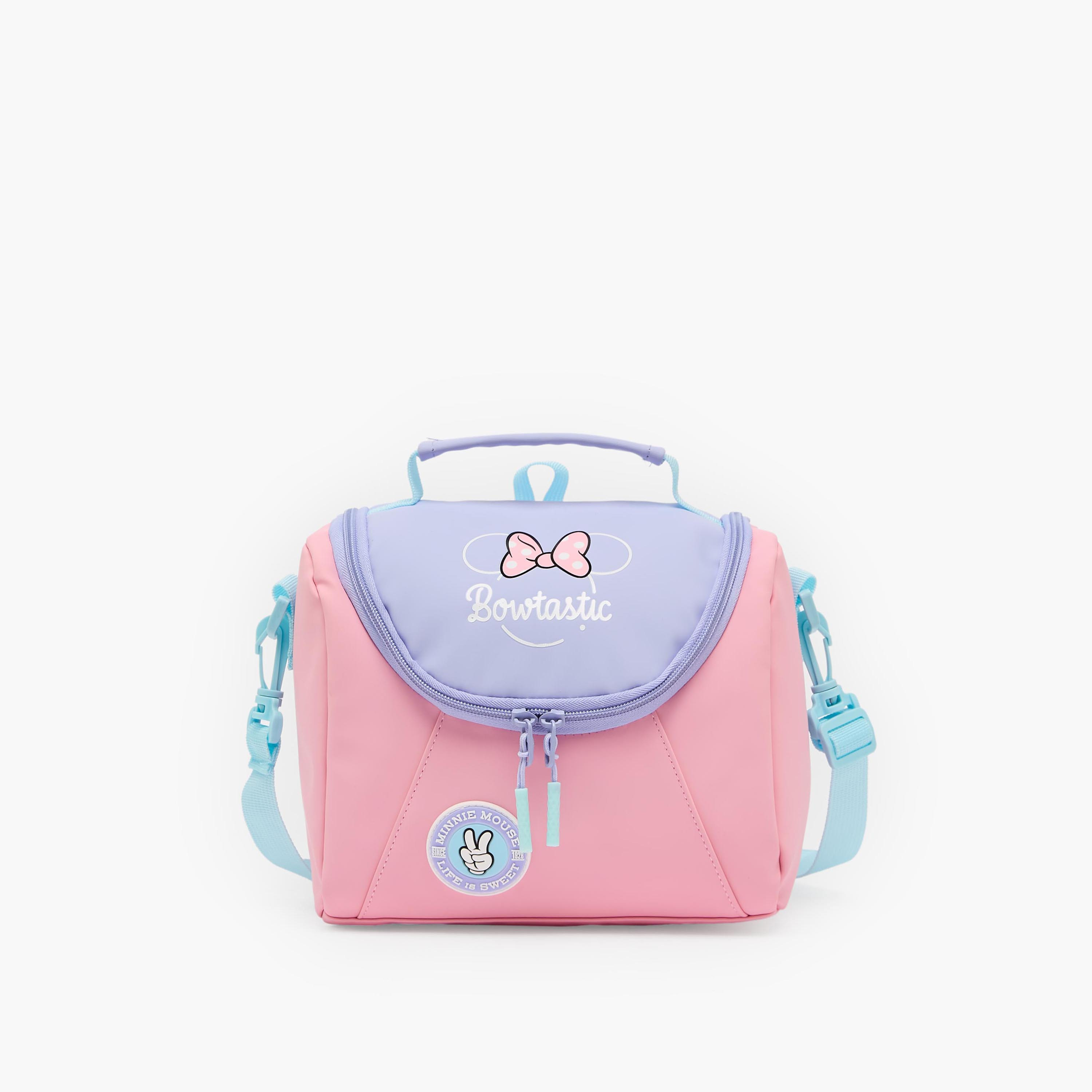 Disney Minnie Mouse Print Lunch Bag for Girls 8-12 Years with Insulation-school-lunchessentials-lunchbags-image-1