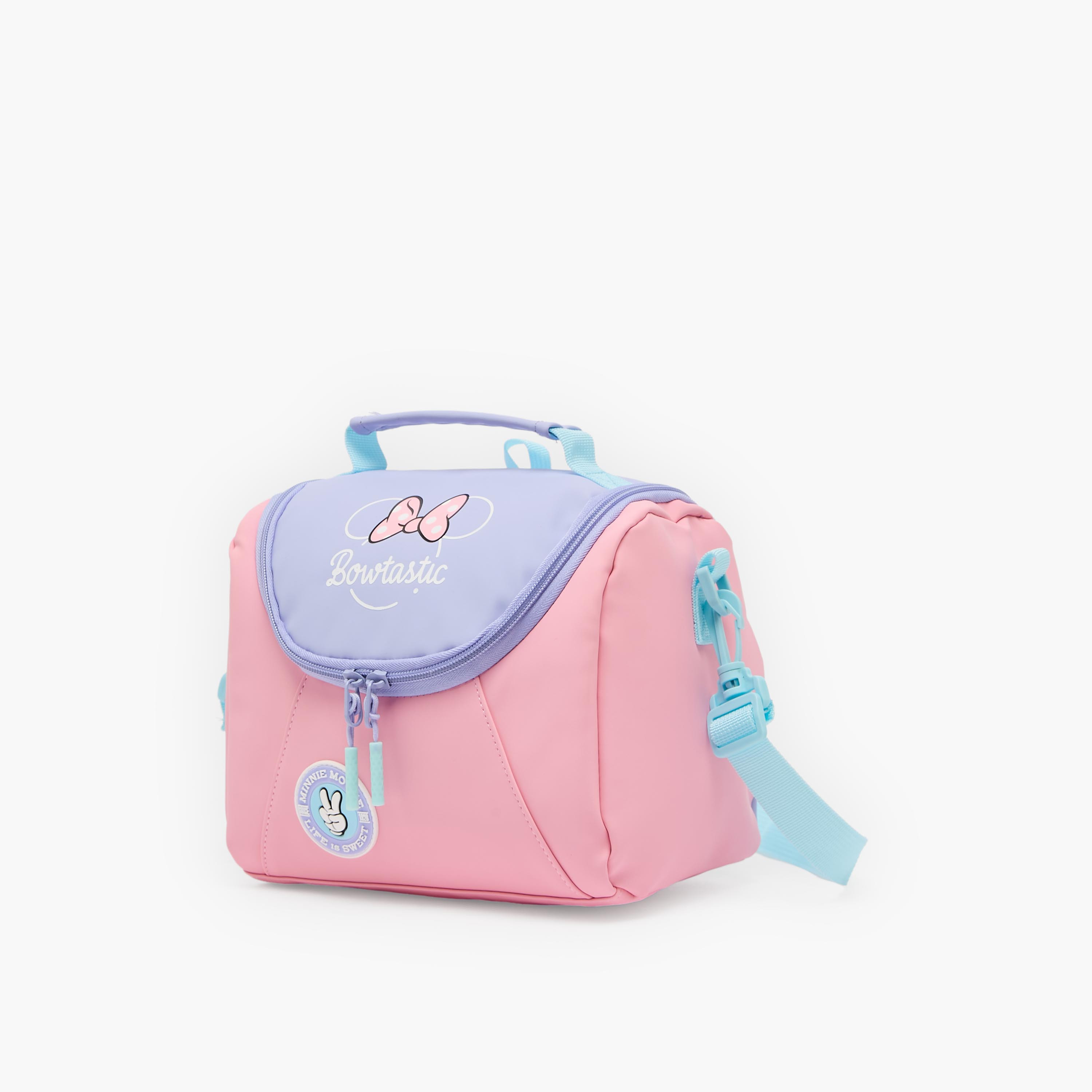 Disney Minnie Mouse Print Lunch Bag for Girls 8-12 Years with Insulation-school-lunchessentials-lunchbags-image-3