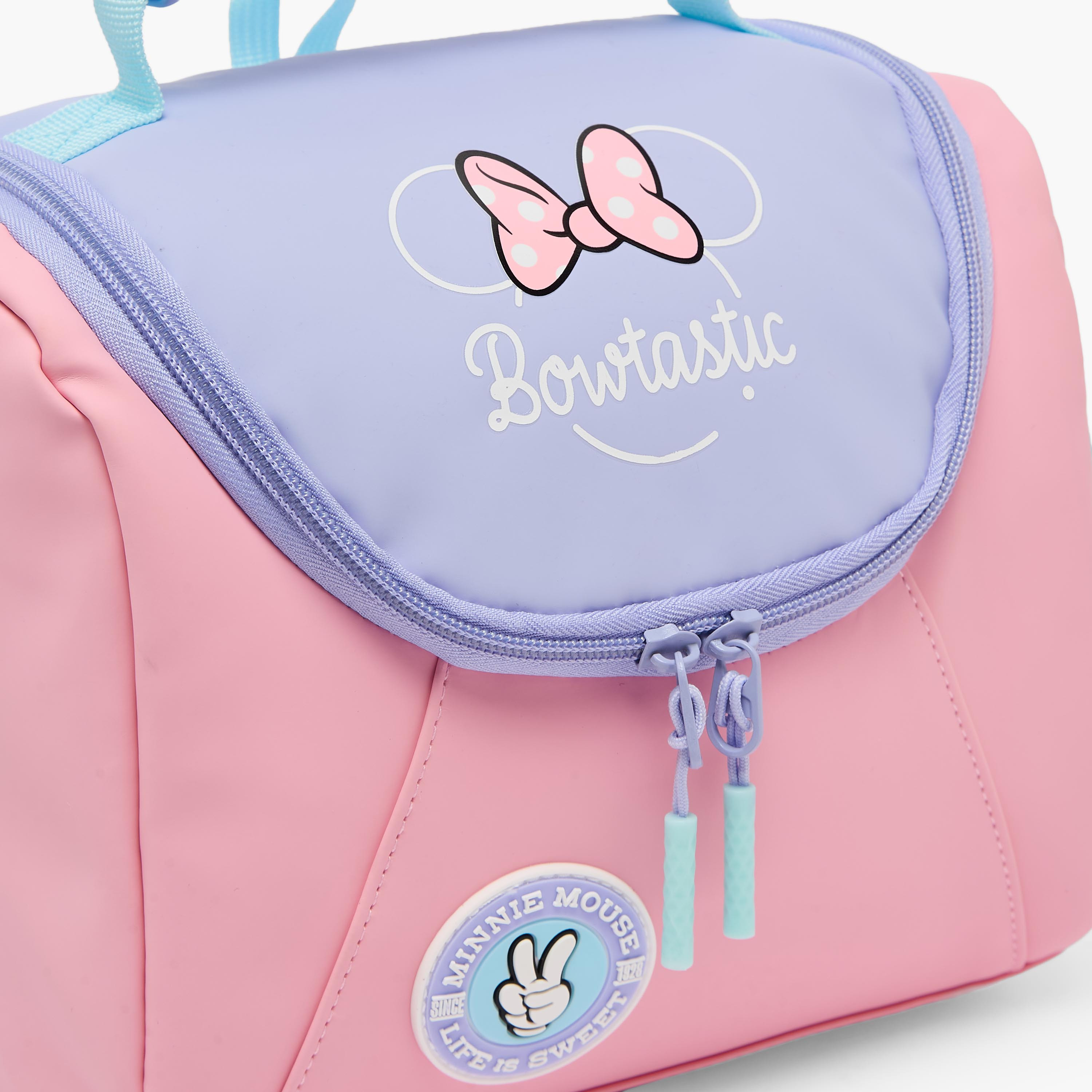 Disney Minnie Mouse Print Lunch Bag for Girls 8-12 Years with Insulation-school-lunchessentials-lunchbags-image-4