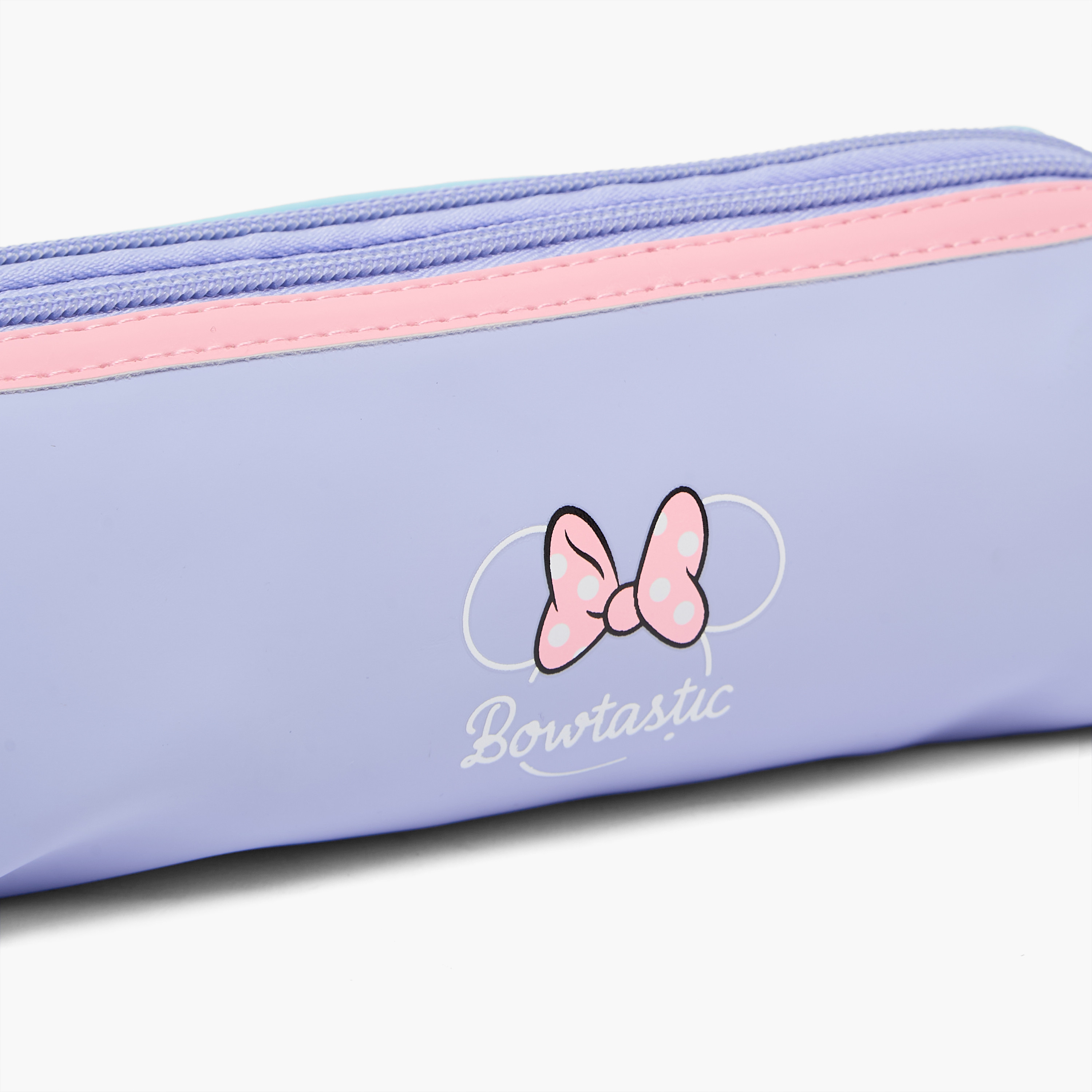 Disney Minnie Mouse Print Pencil Pouch with 2 Compartments-school-stationery-pencilcases-image-6