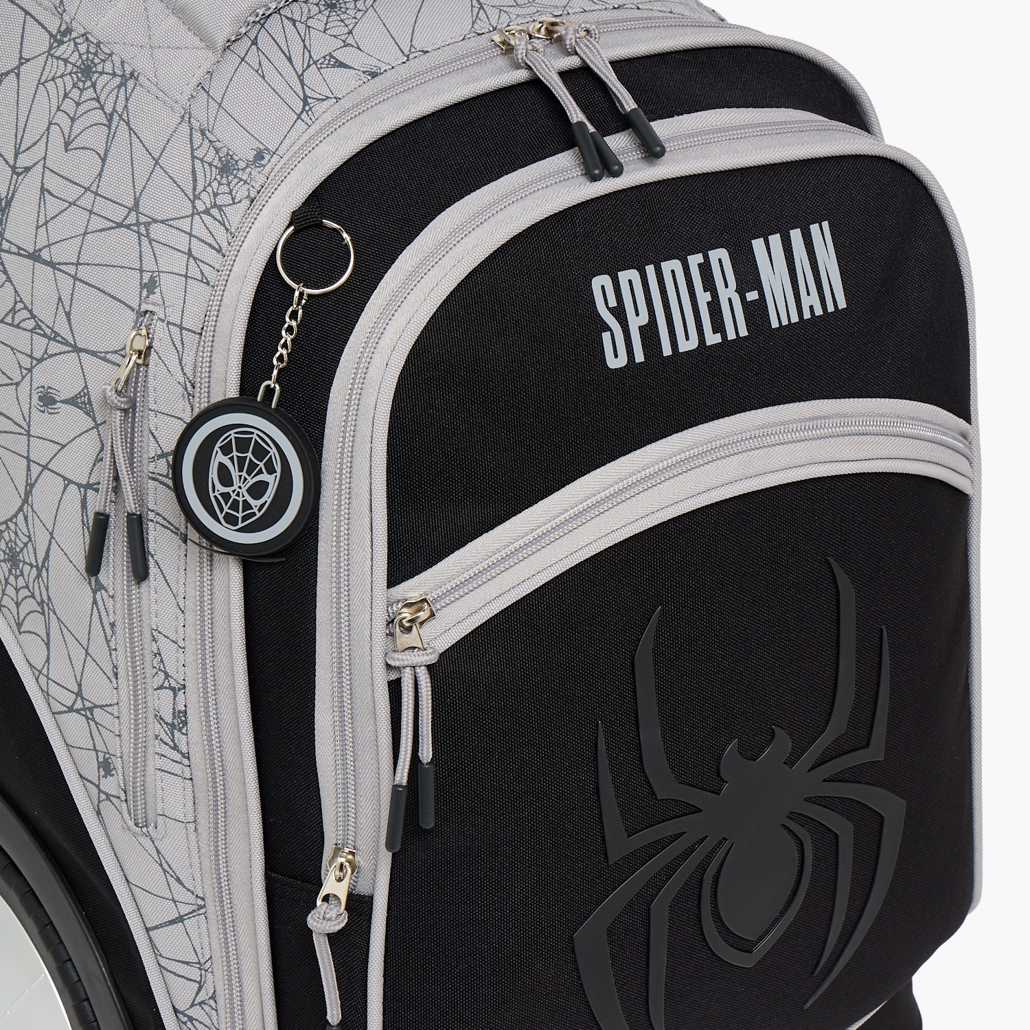 Spider-Man Print Trolley Bag for Boys 8-12 Years with Padded Laptop Compartment - 18 inches-school-bagsandbackpacks-trolleybags-image-7